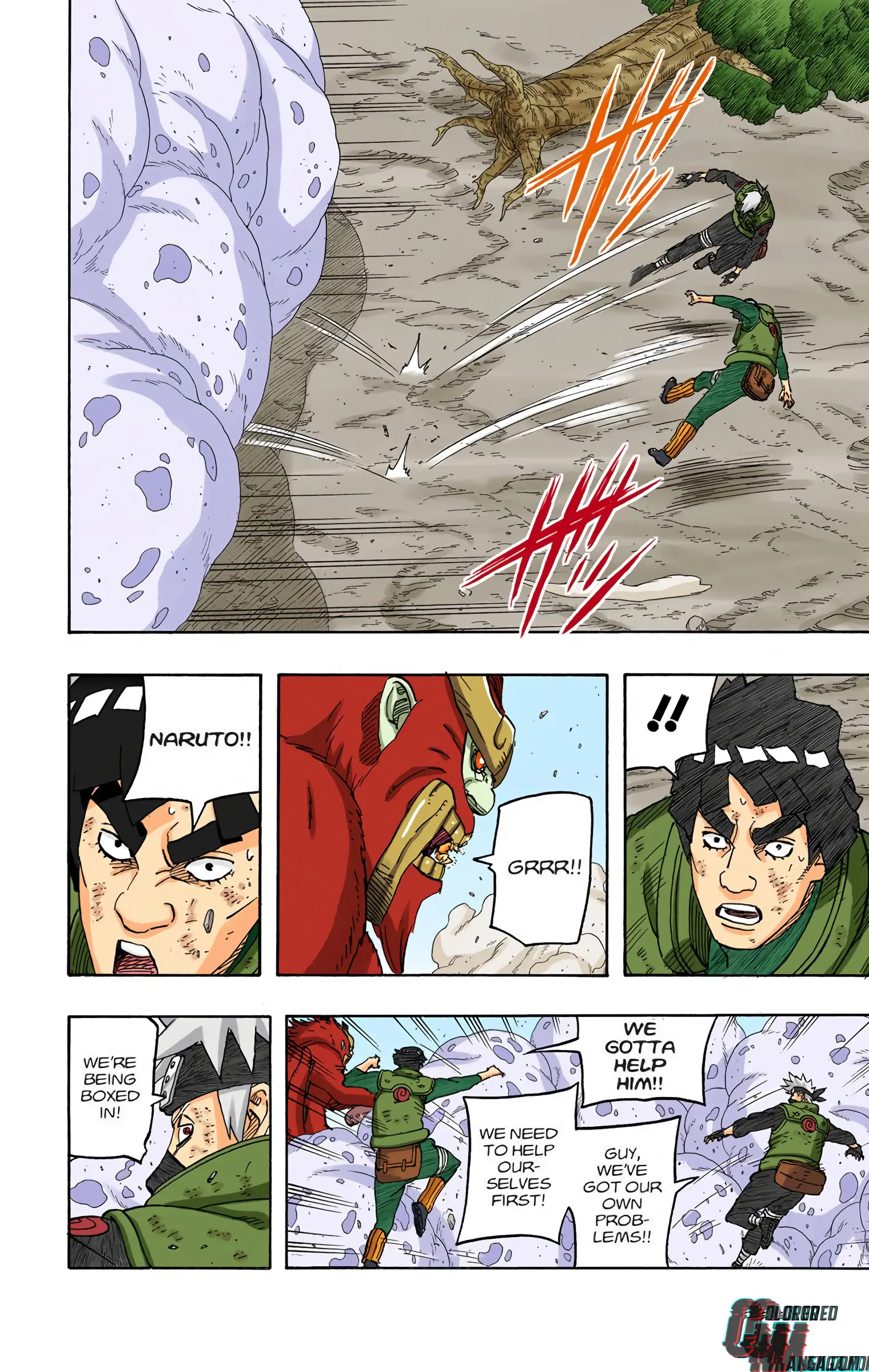 Naruto Colored Manga Online, chapter 568, page 2