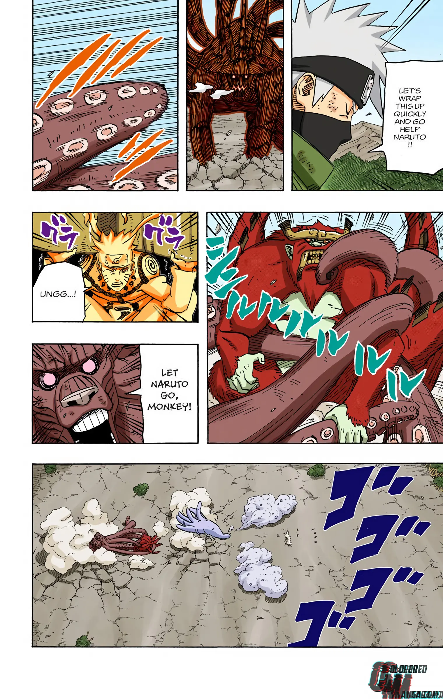 Naruto Colored Manga Online, chapter 568, page 6