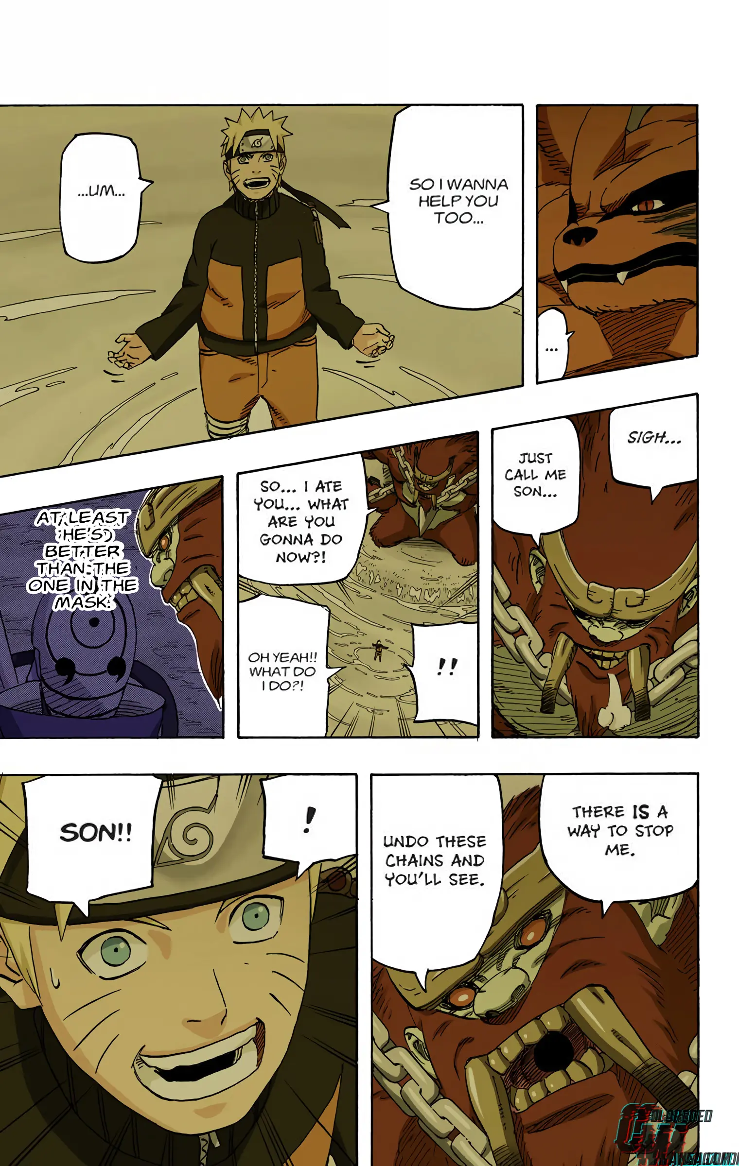 Naruto Colored Manga Online, chapter 568, page 17