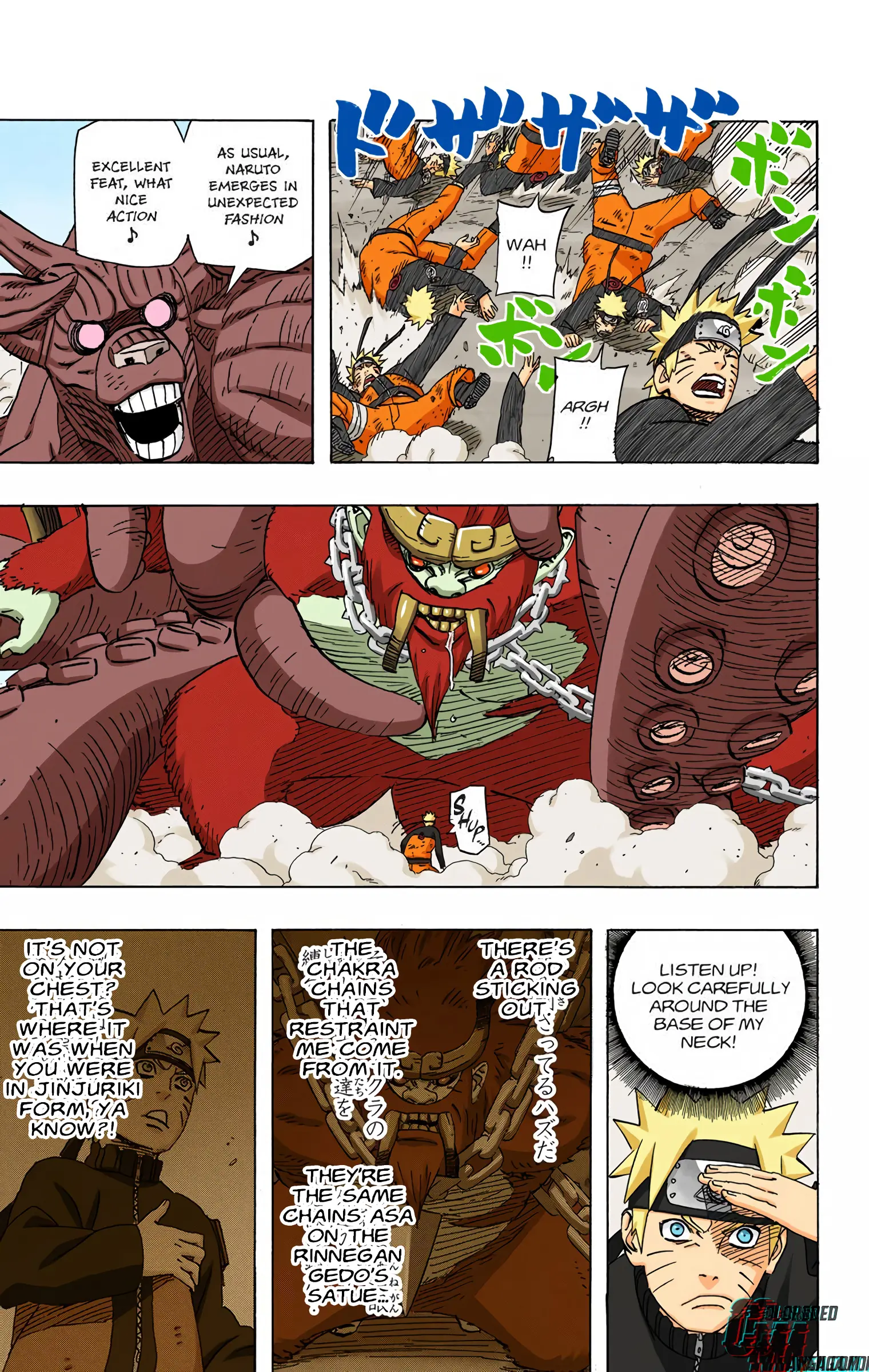 Naruto Colored Manga Online, chapter 569, page 5