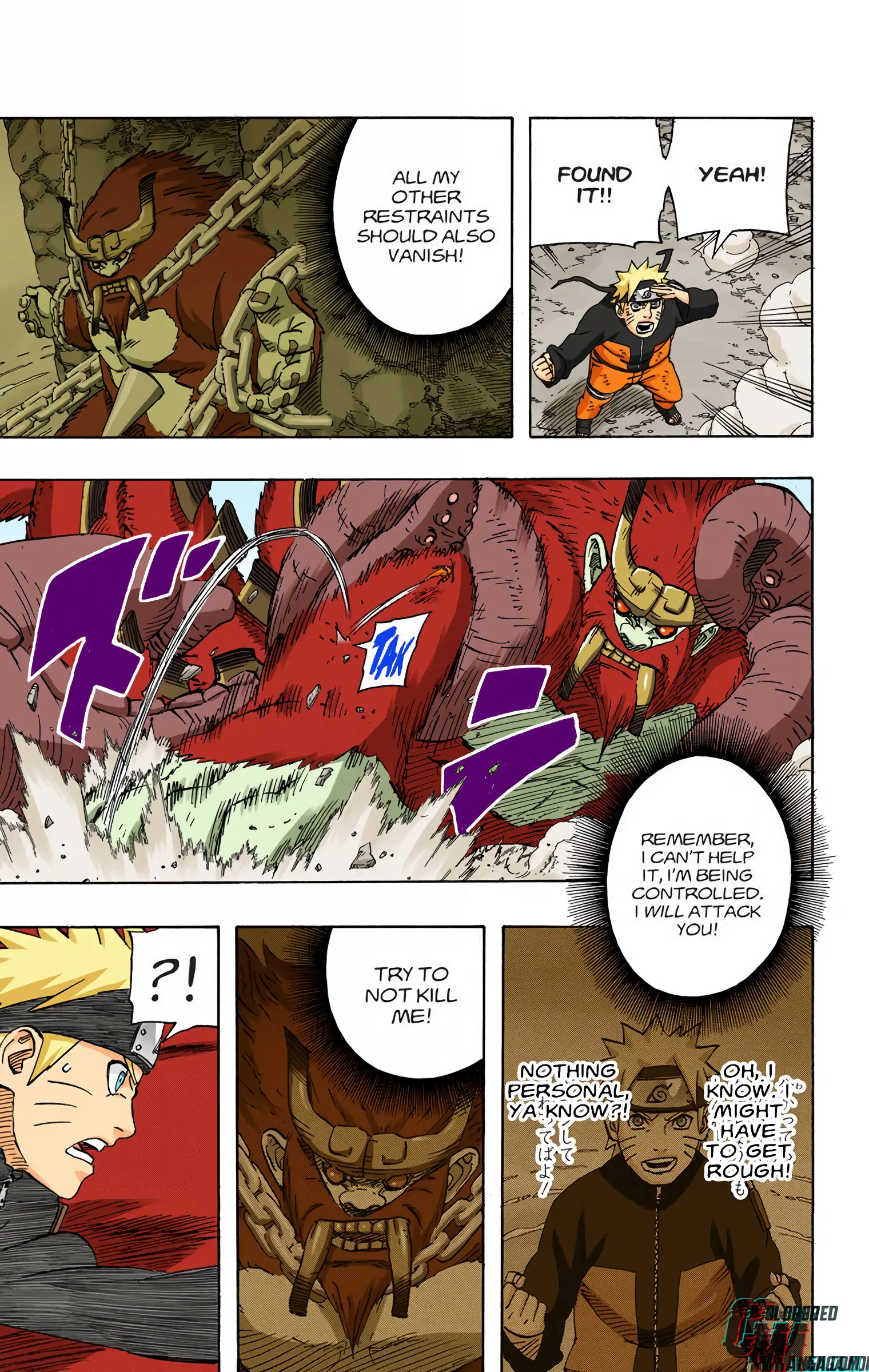 Naruto Colored Manga Online, chapter 569, page 7