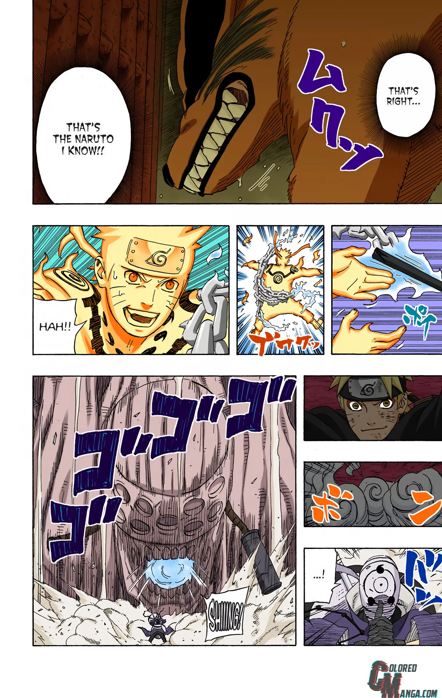 Naruto Colored Manga Online, chapter 570, page 2