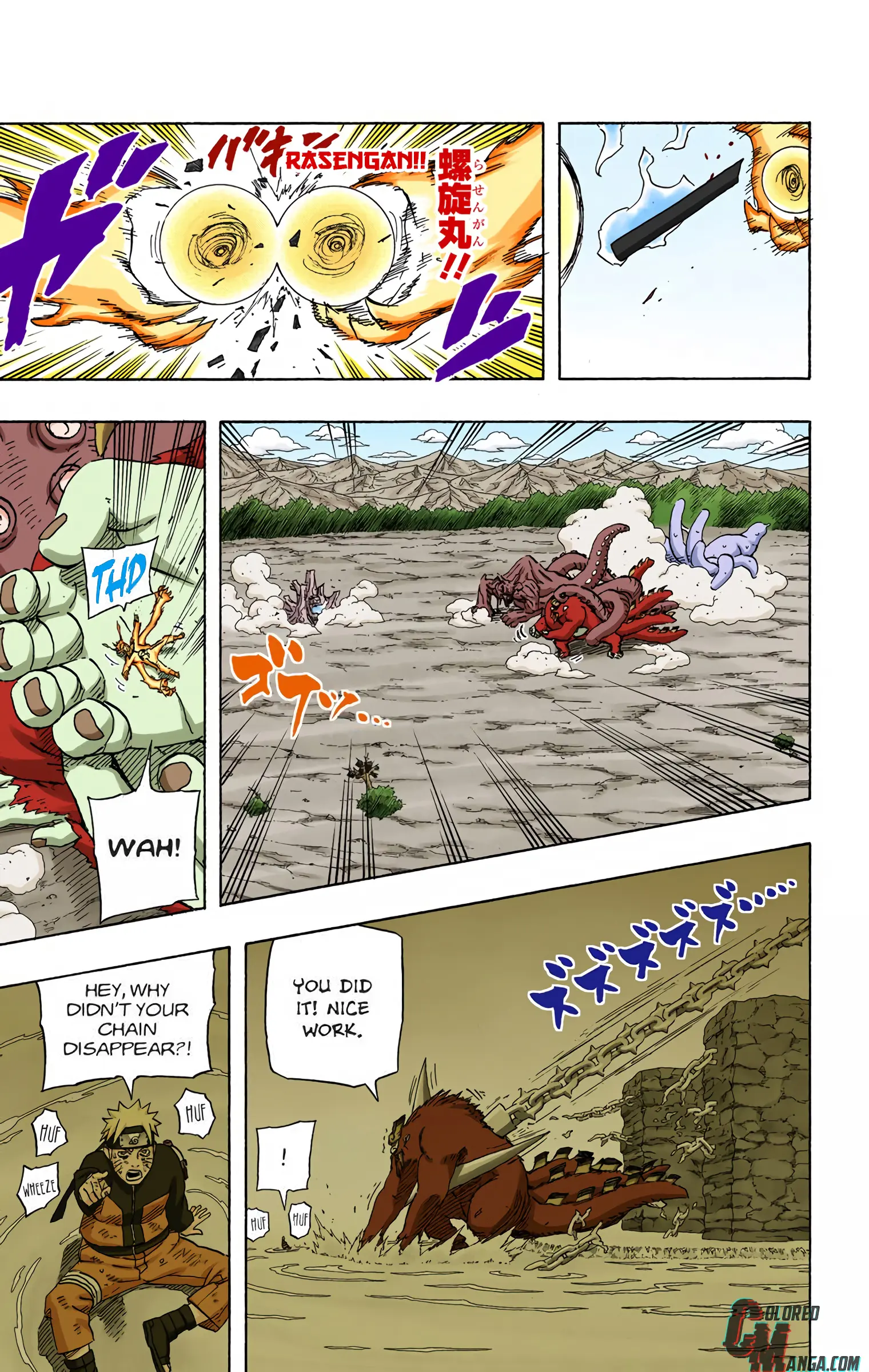 Naruto Colored Manga Online, chapter 570, page 3