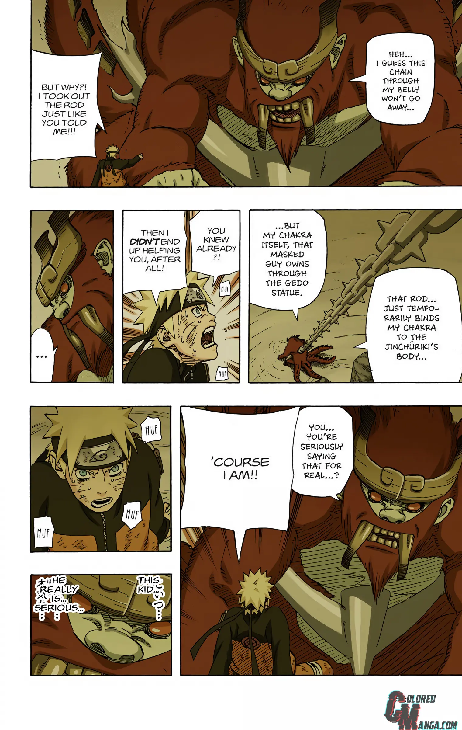 Naruto Colored Manga Online, chapter 570, page 4