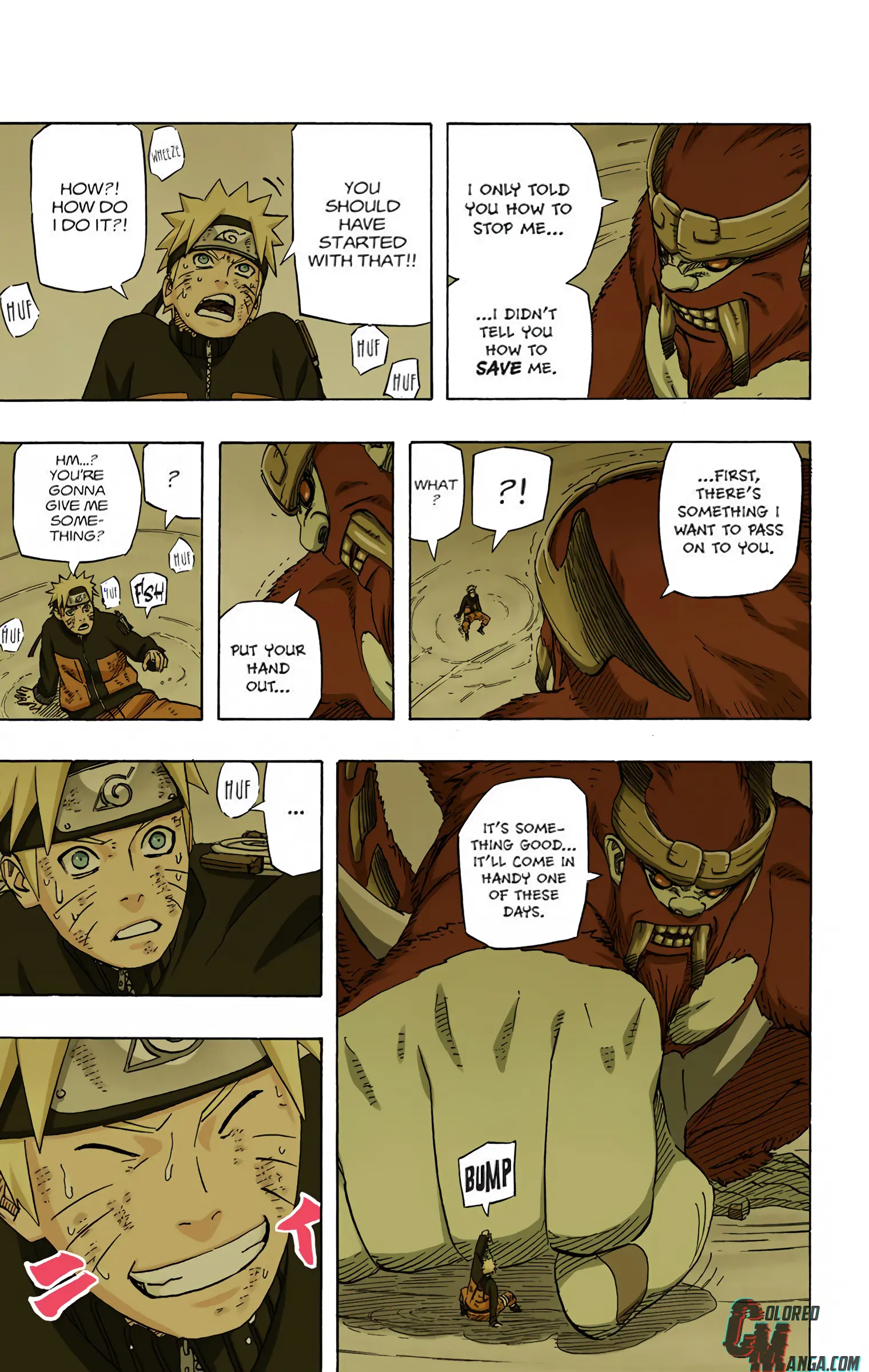 Naruto Colored Manga Online, chapter 570, page 5