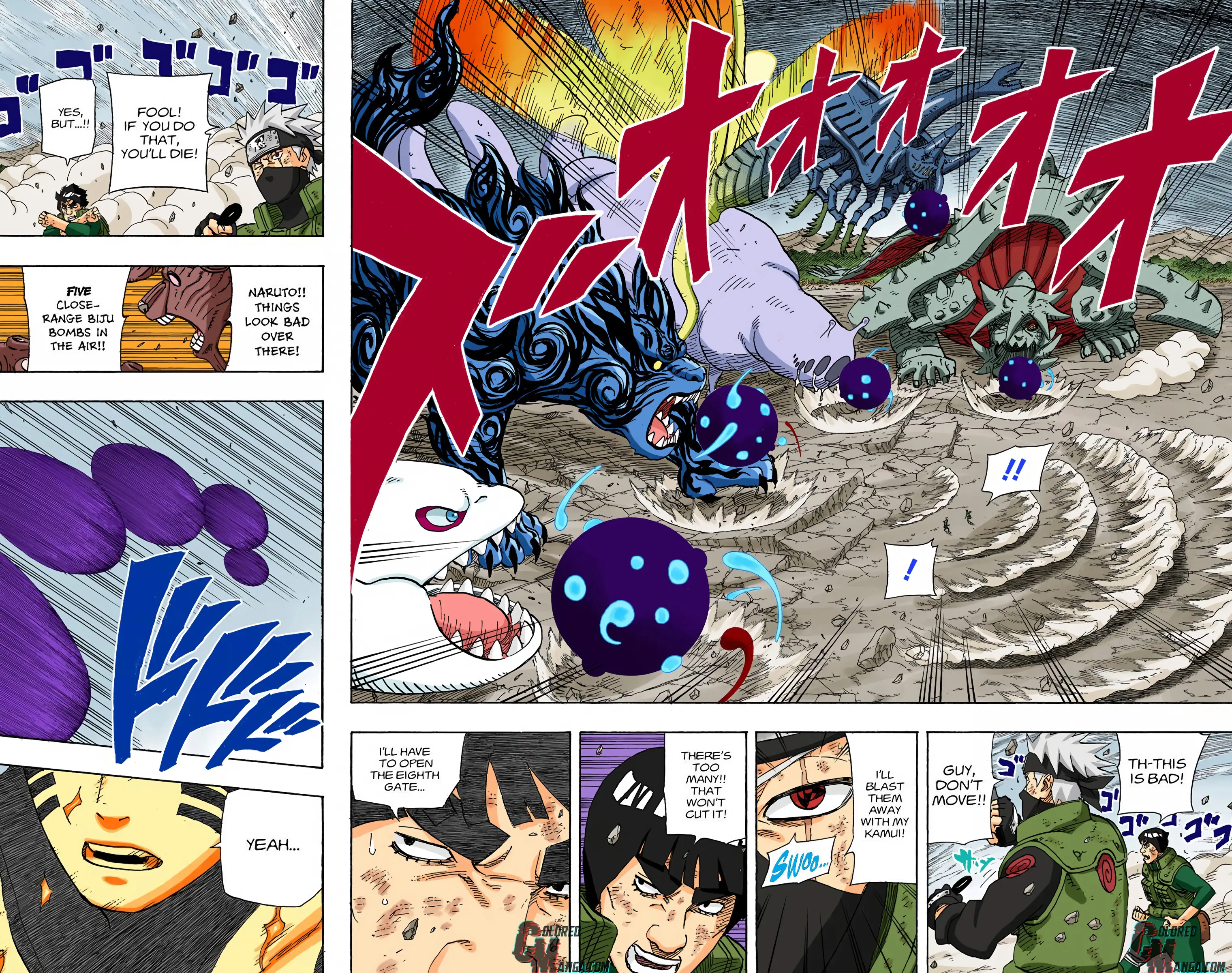Naruto Colored Manga Online, chapter 571, page 2