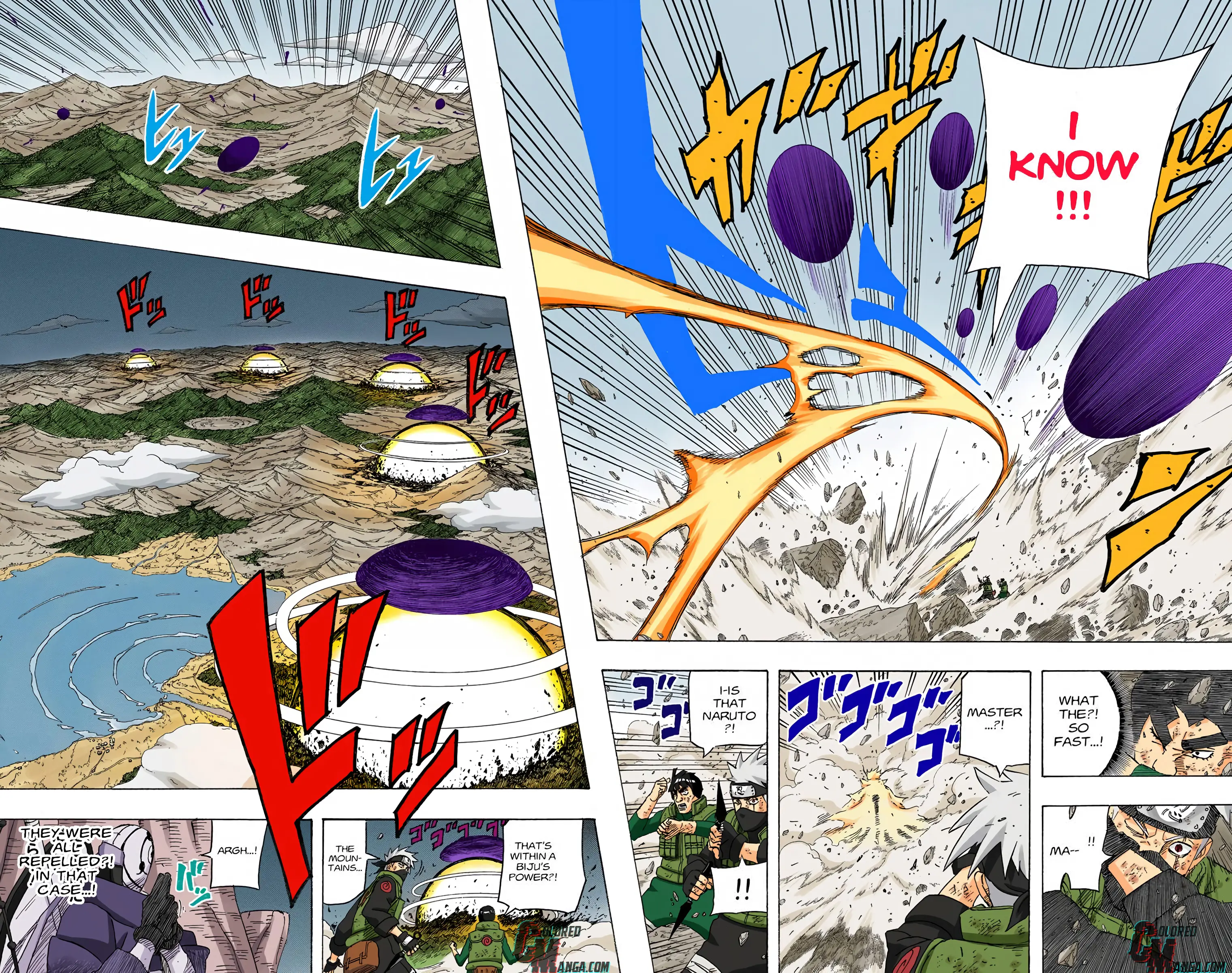 Naruto Colored Manga Online, chapter 571, page 3