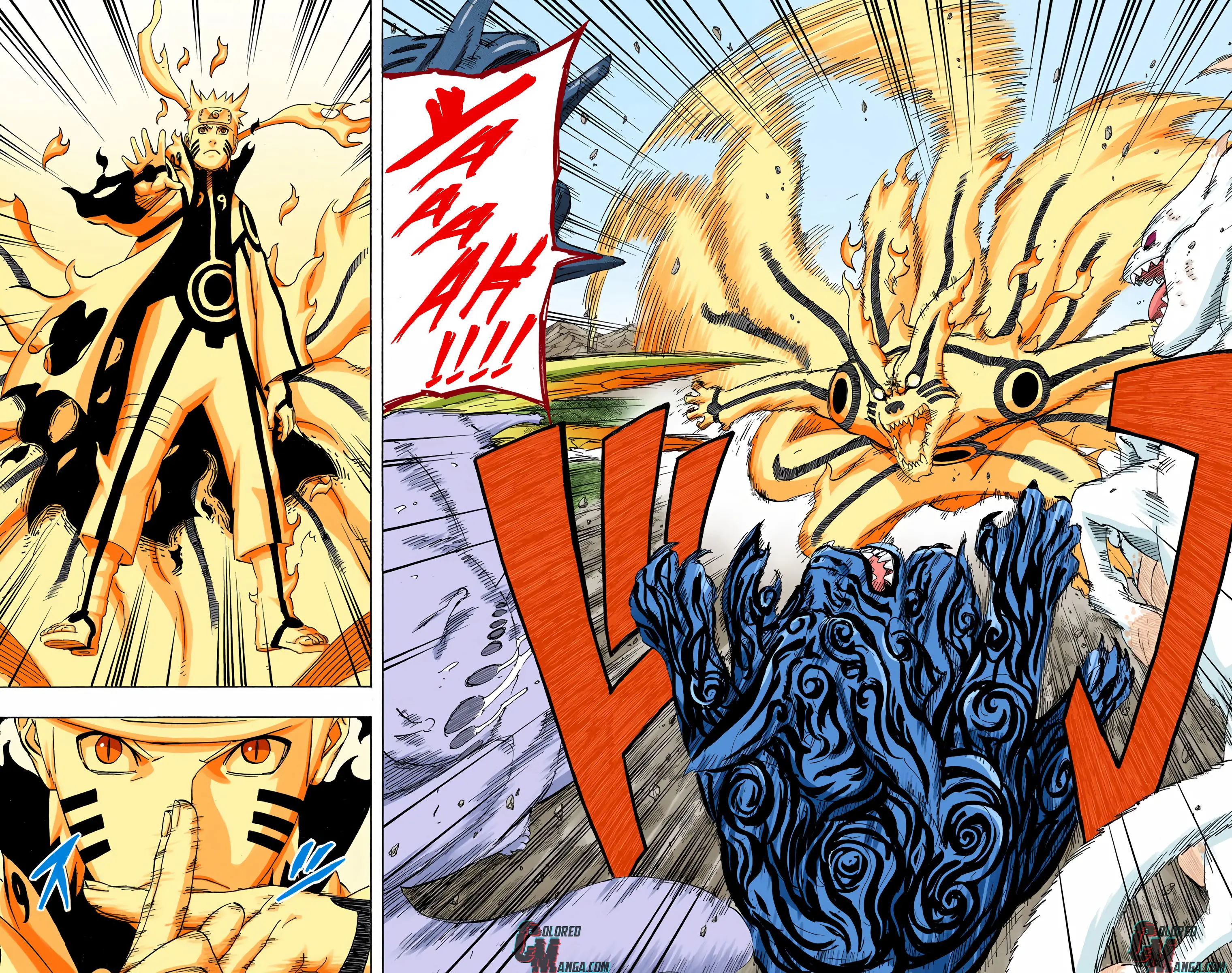 Naruto Colored Manga Online, chapter 571, page 5