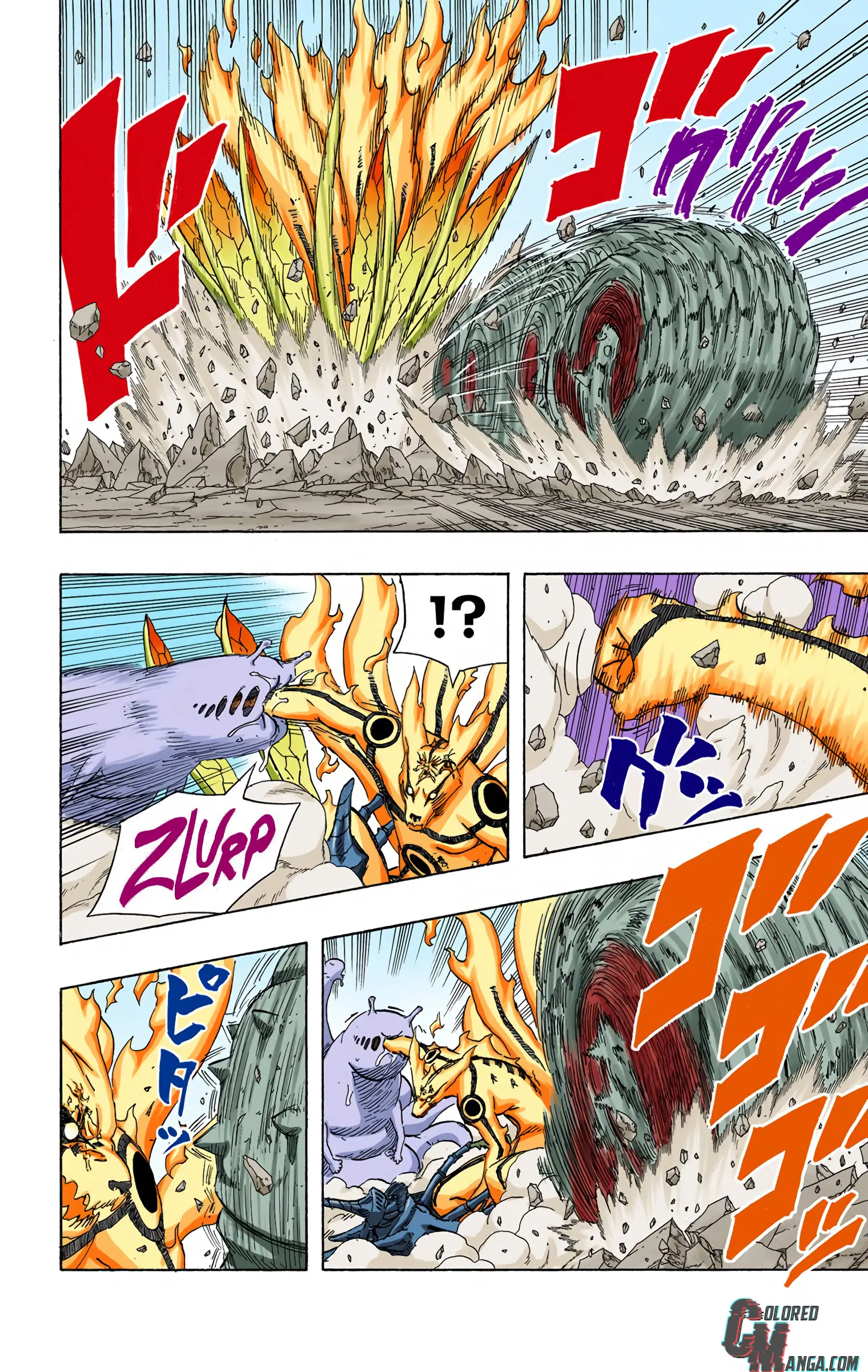 Naruto Colored Manga Online, chapter 571, page 8