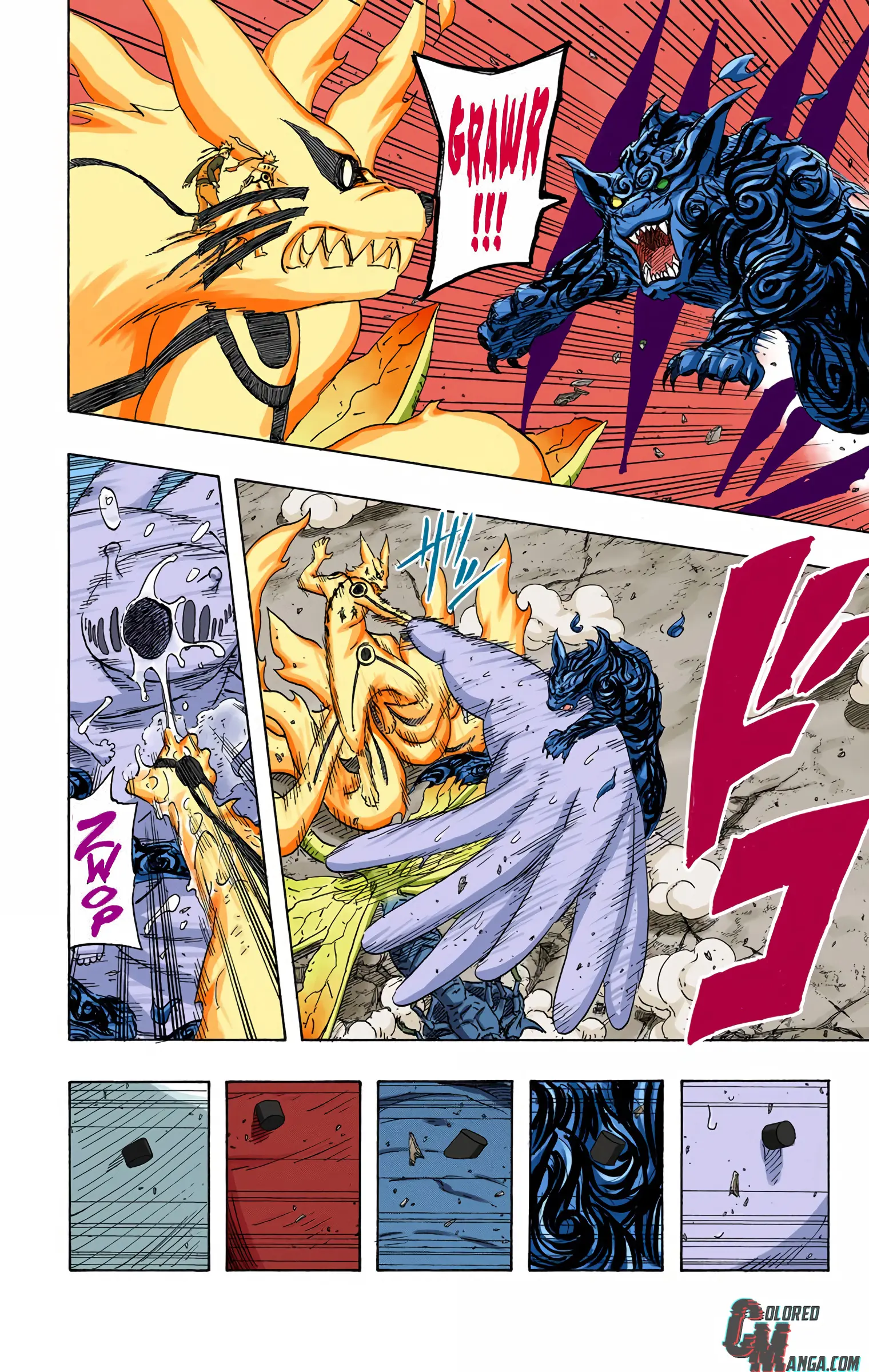 Naruto Colored Manga Online, chapter 571, page 10