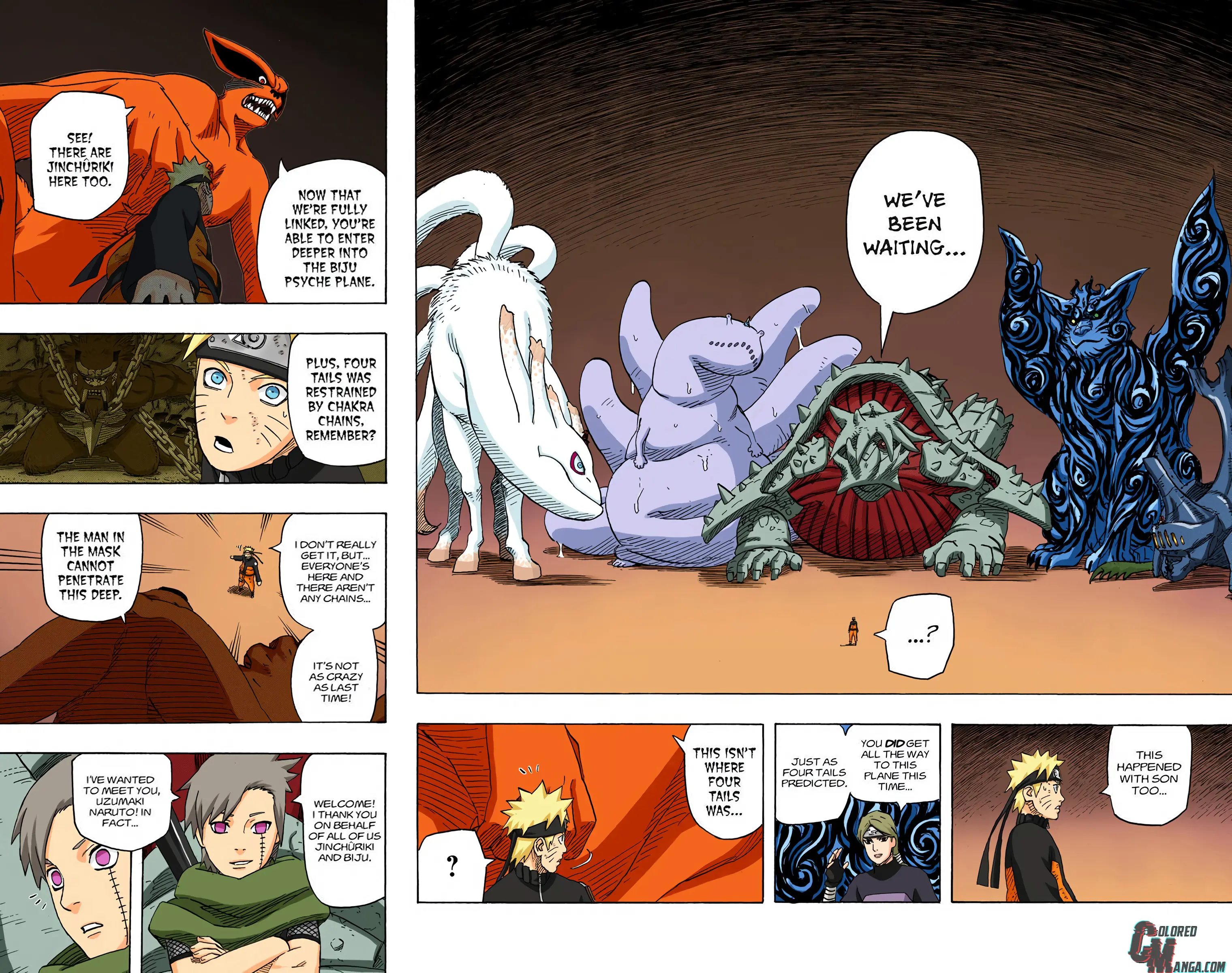 Naruto Colored Manga Online, chapter 572, page 5