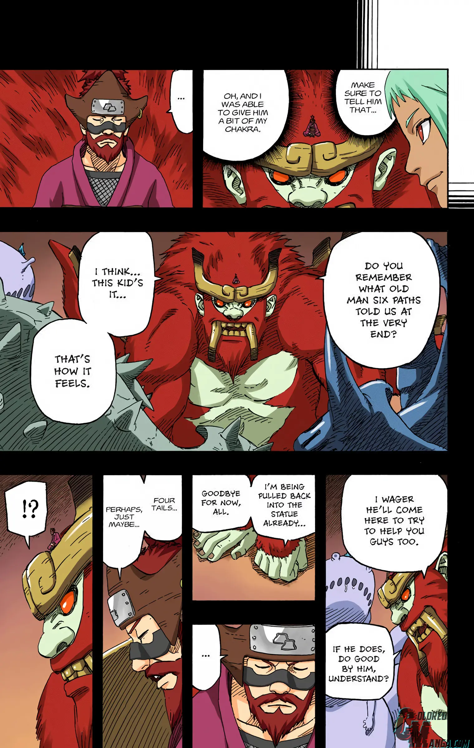 Naruto Colored Manga Online, chapter 572, page 7