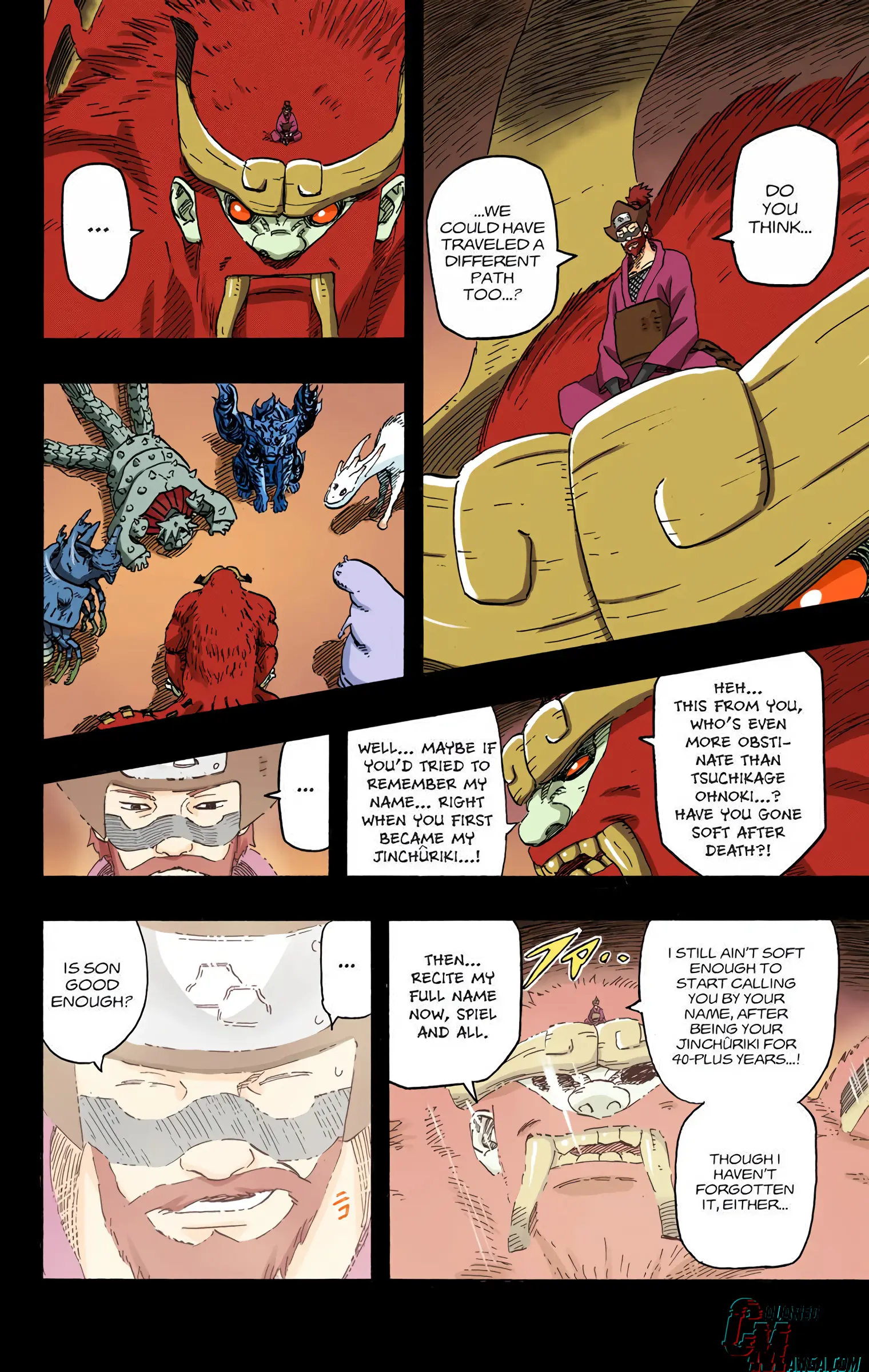 Naruto Colored Manga Online, chapter 572, page 8