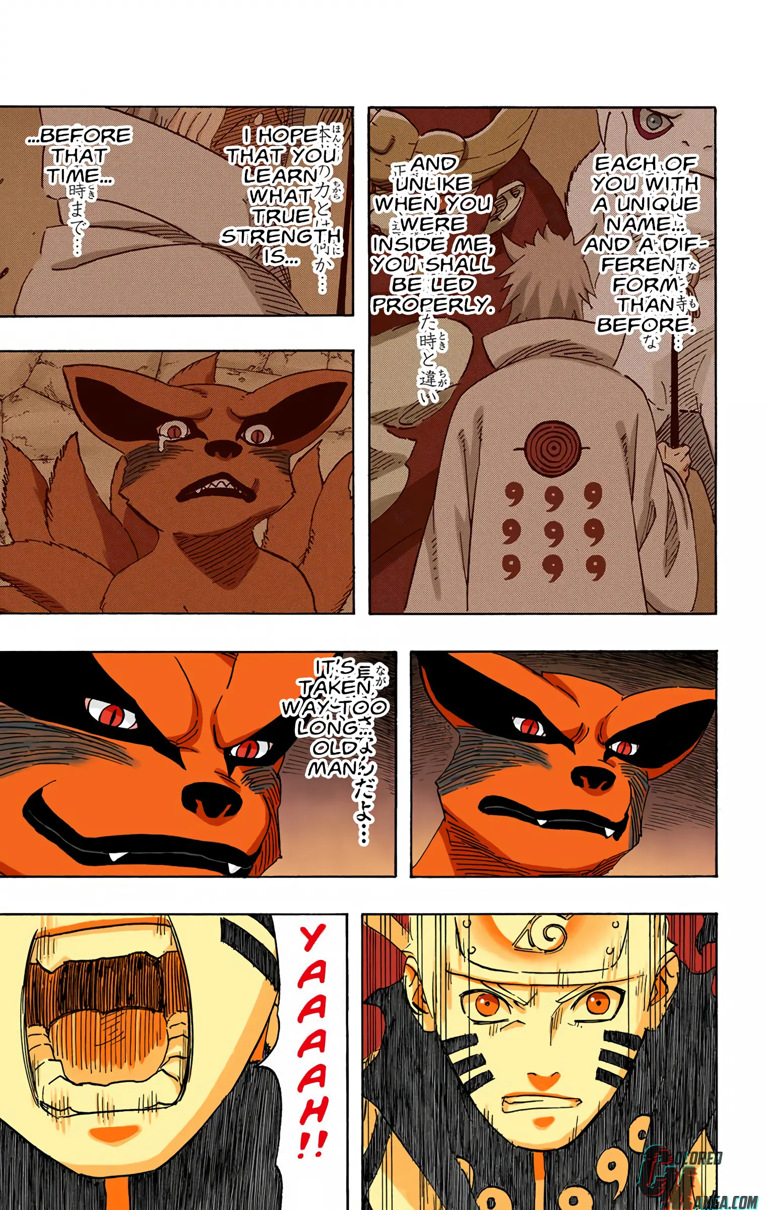 Naruto Colored Manga Online, chapter 572, page 11