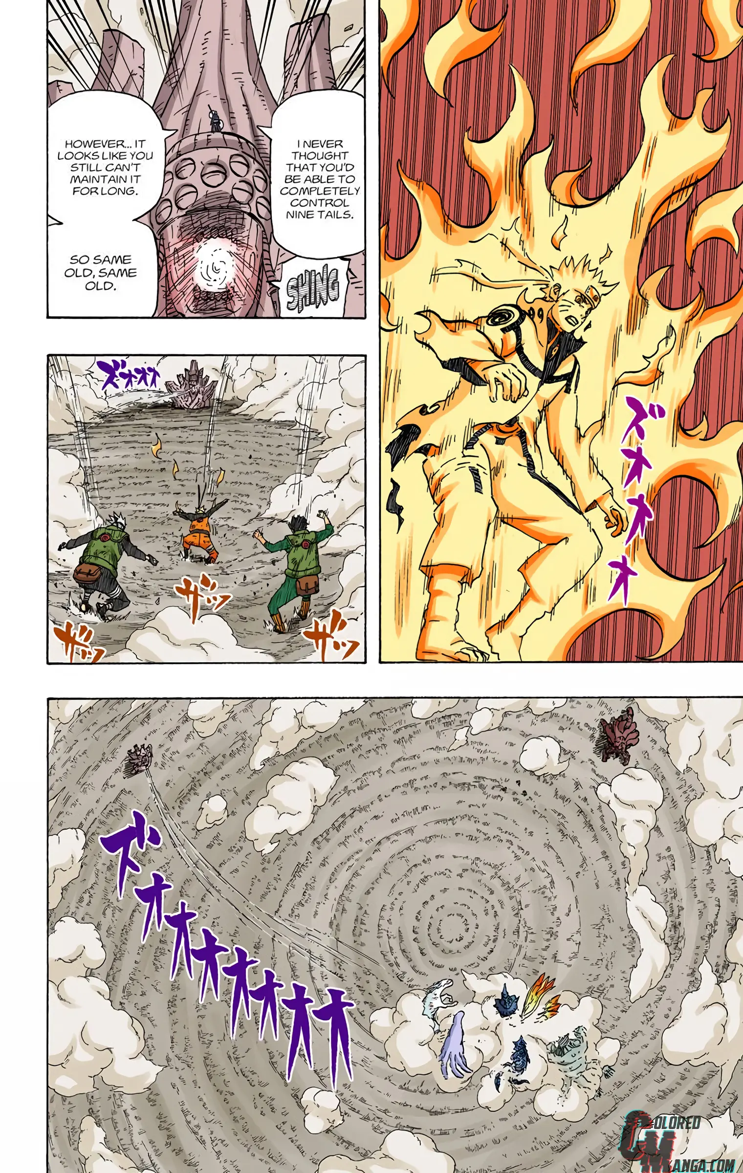 Naruto Colored Manga Online, chapter 572, page 14