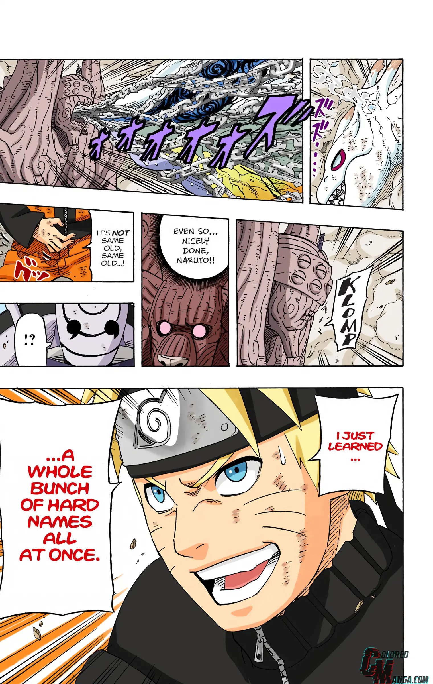 Naruto Colored Manga Online, chapter 572, page 15