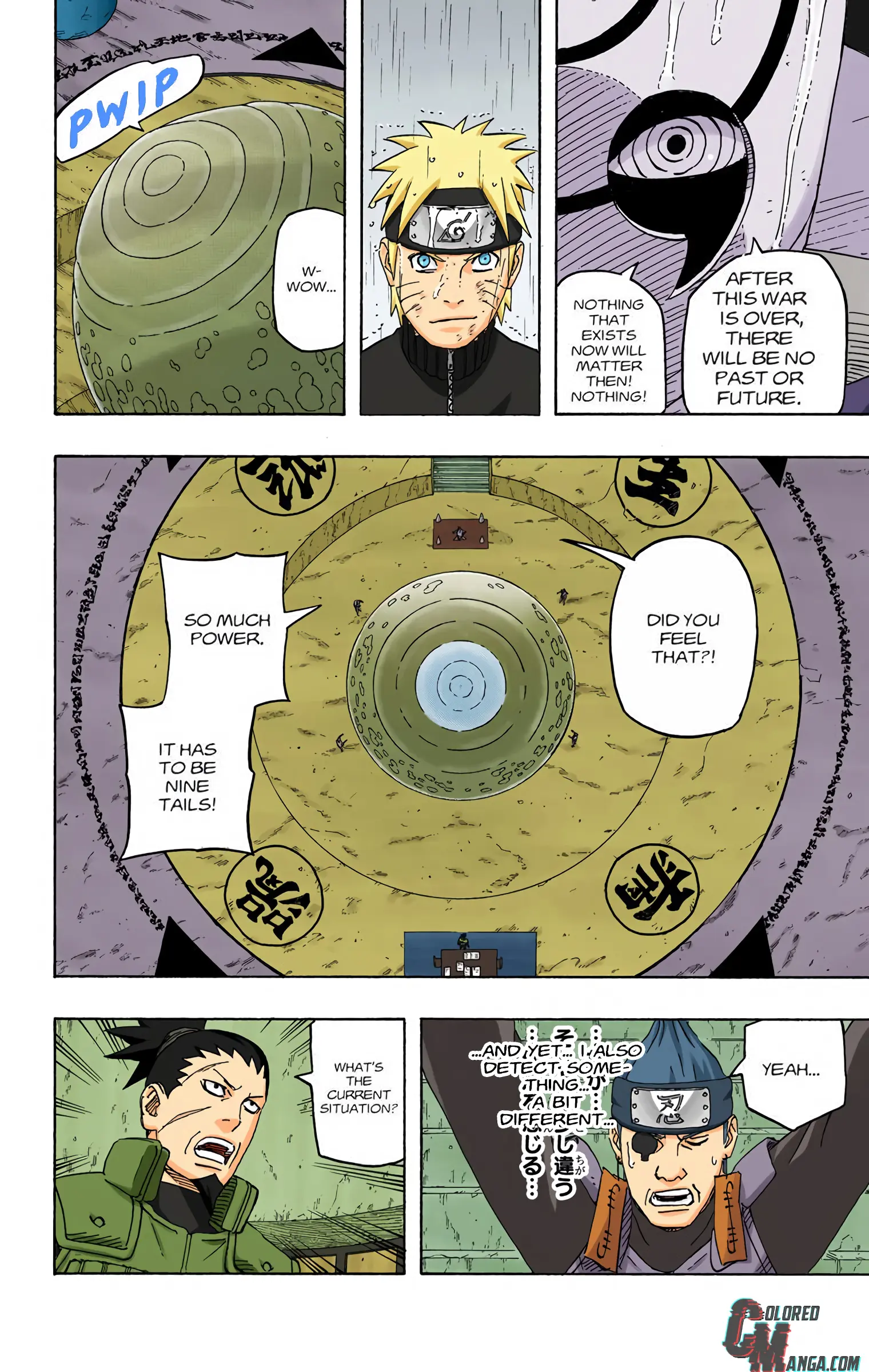 Naruto Colored Manga Online, chapter 573, page 4