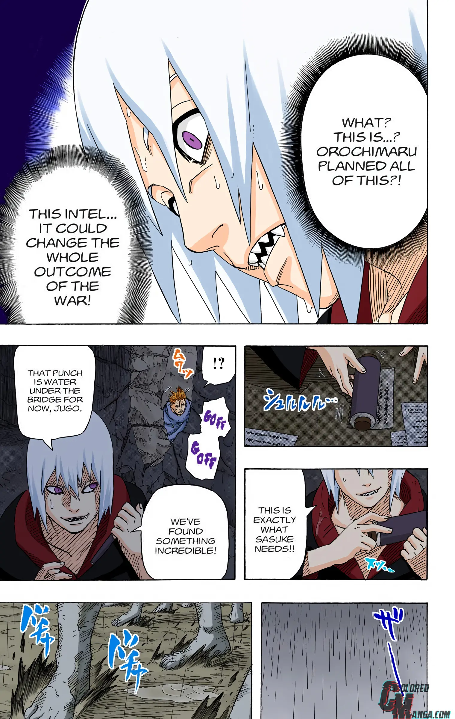Naruto Colored Manga Online, chapter 574, page 7