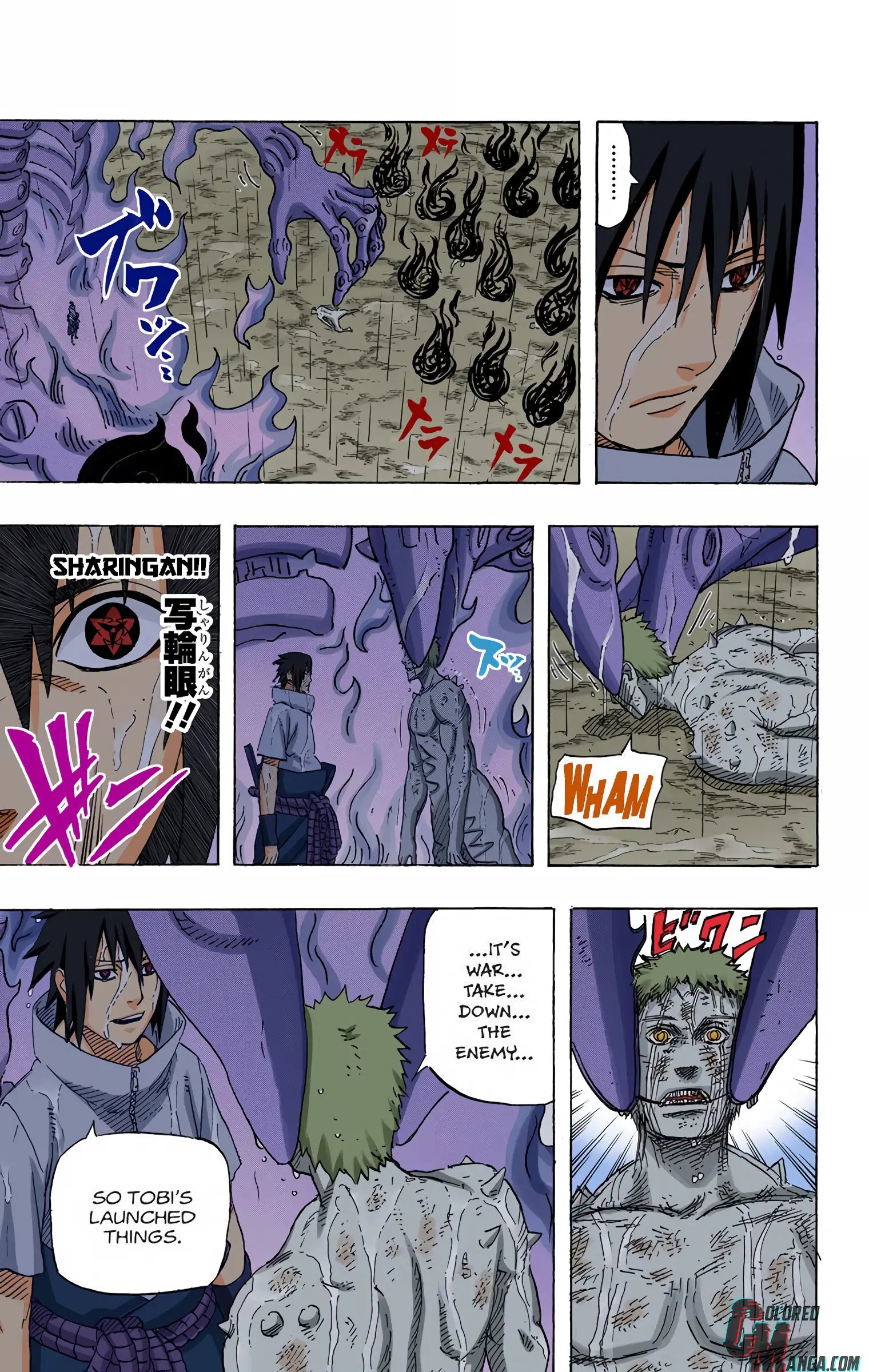 Naruto Colored Manga Online, chapter 574, page 11
