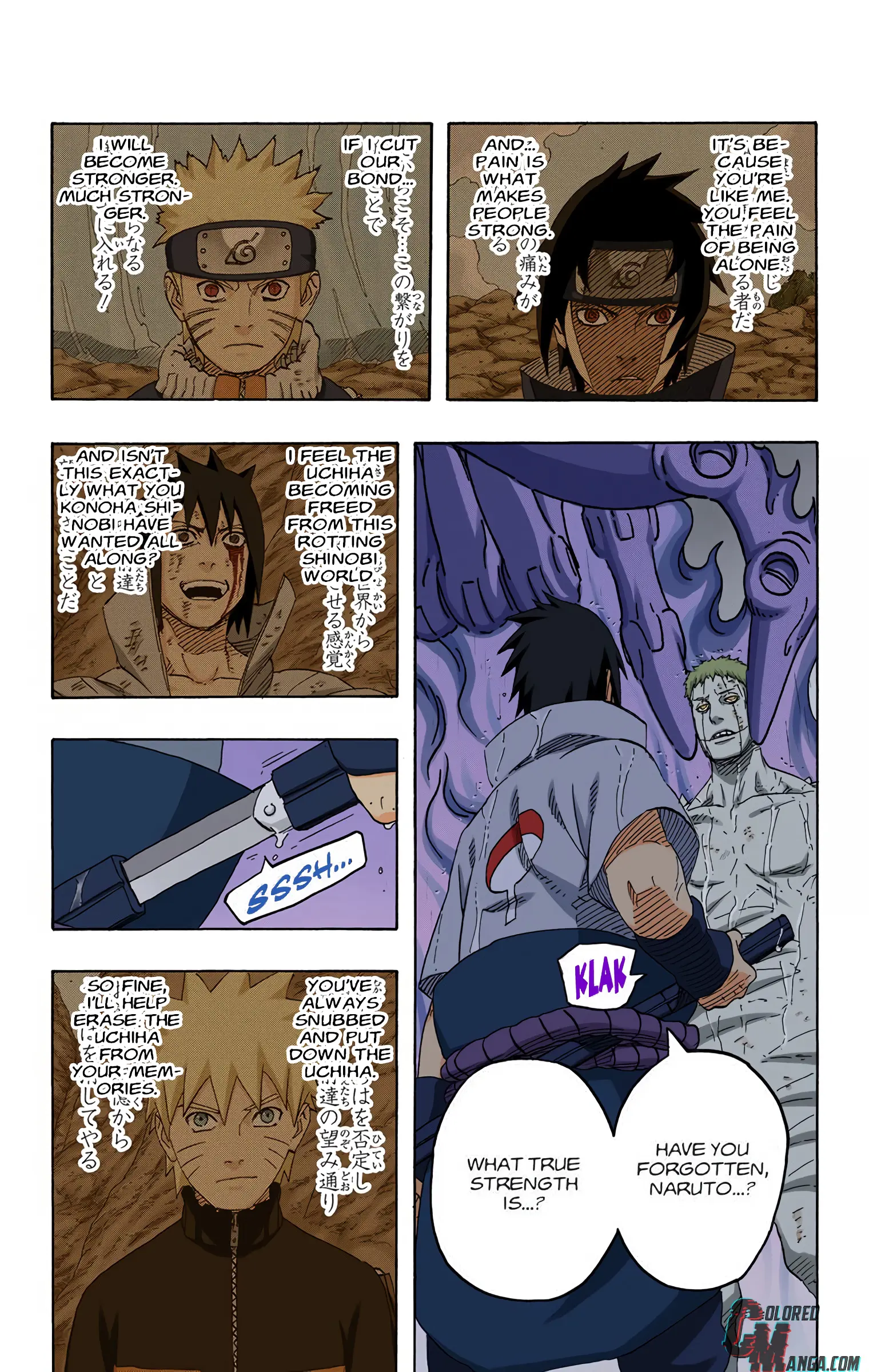 Naruto Colored Manga Online, chapter 574, page 13