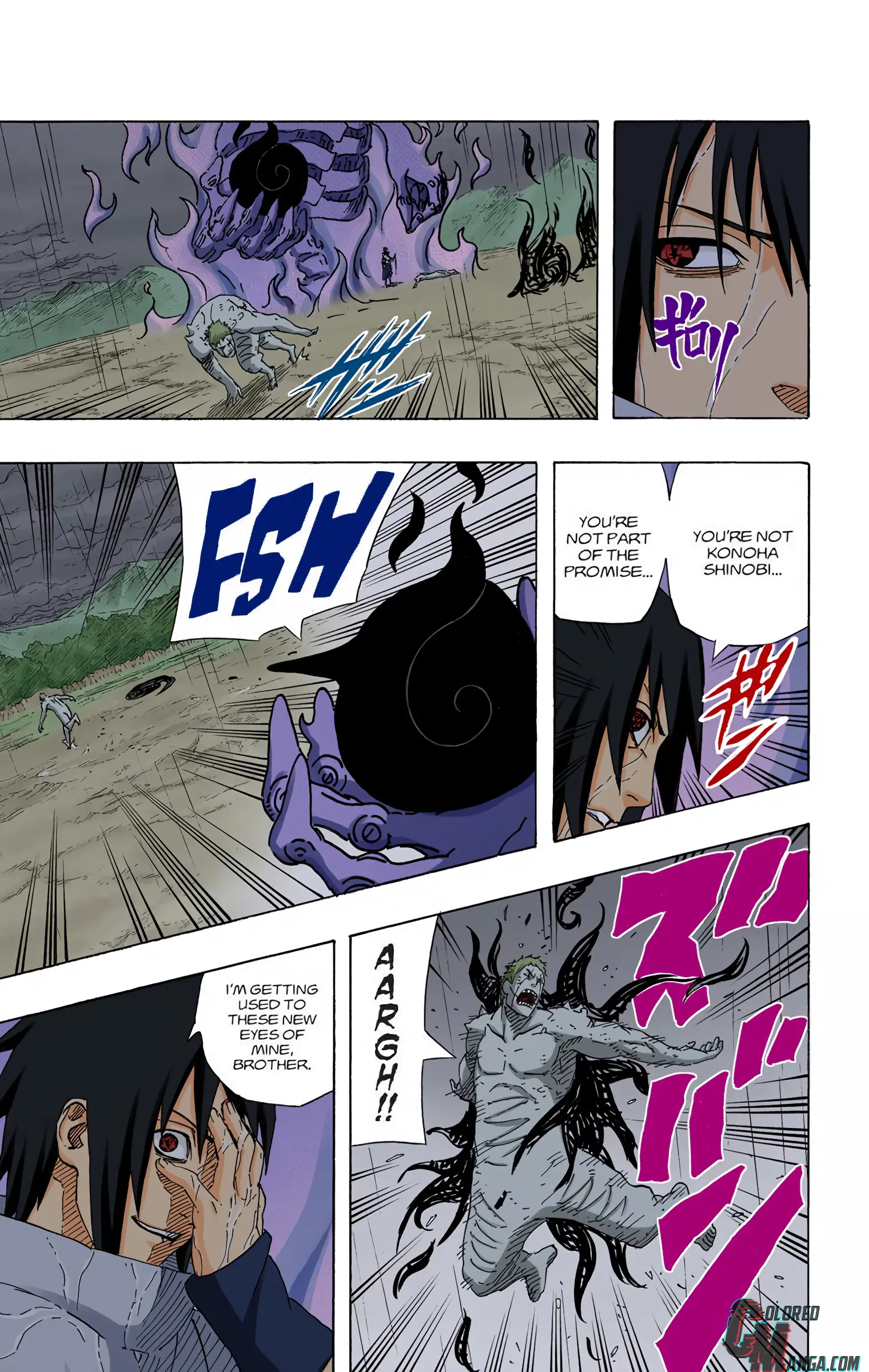 Naruto Colored Manga Online, chapter 574, page 15