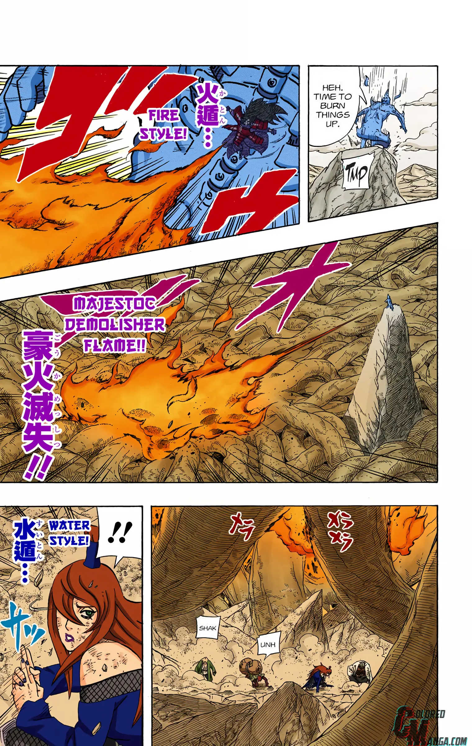 Naruto Colored Manga Online, chapter 575, page 5