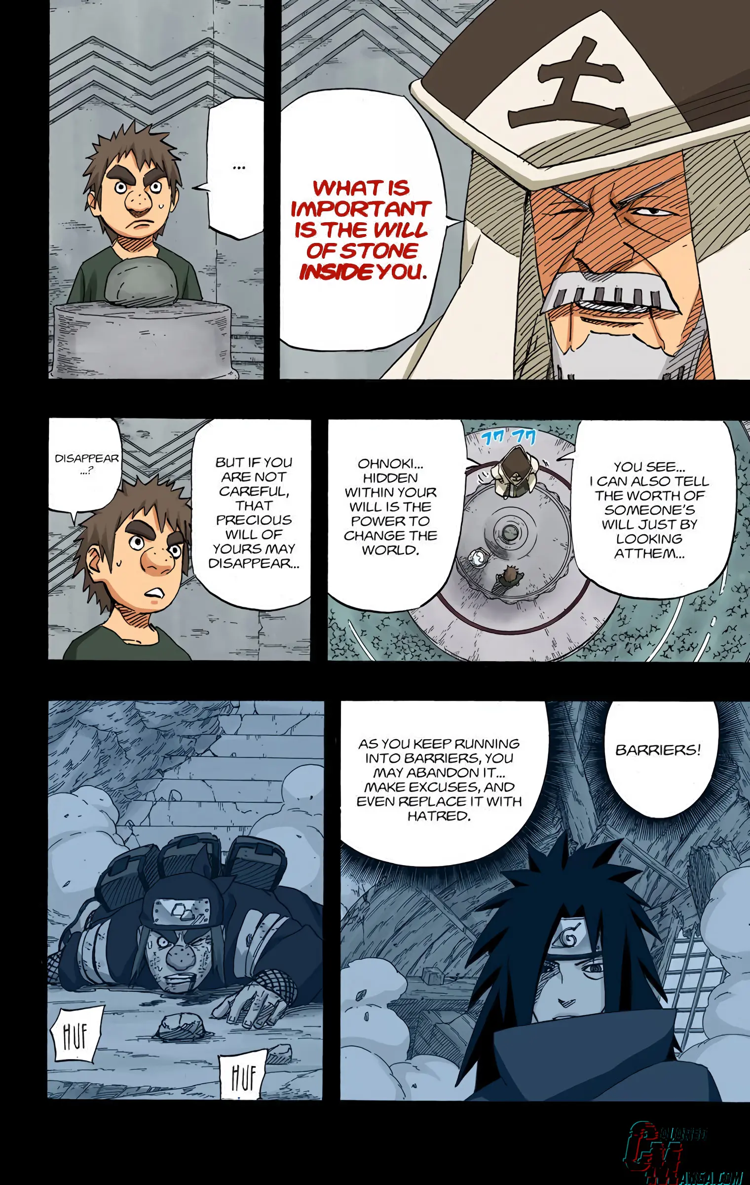 Naruto Colored Manga Online, chapter 575, page 8