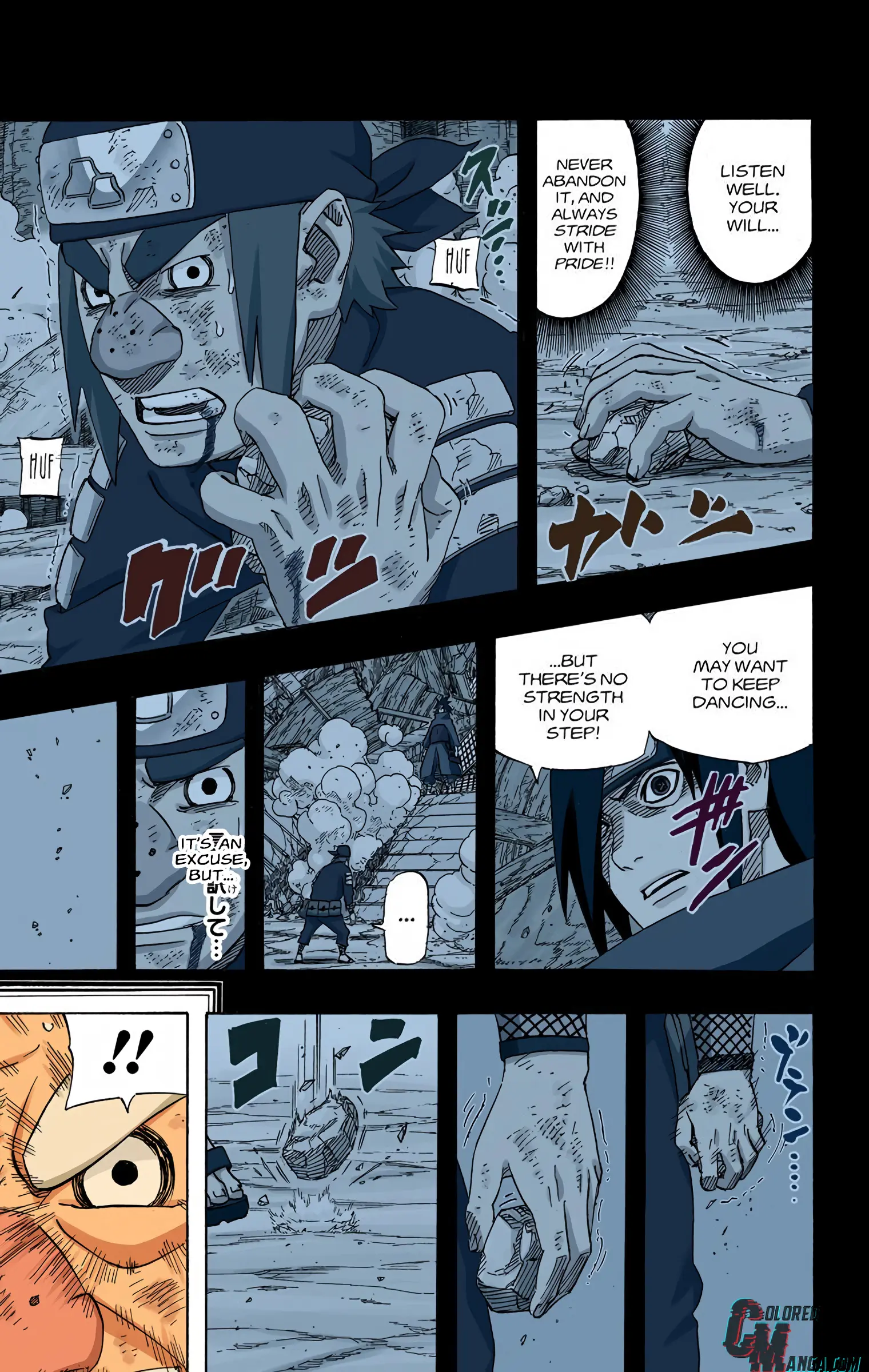 Naruto Colored Manga Online, chapter 575, page 9