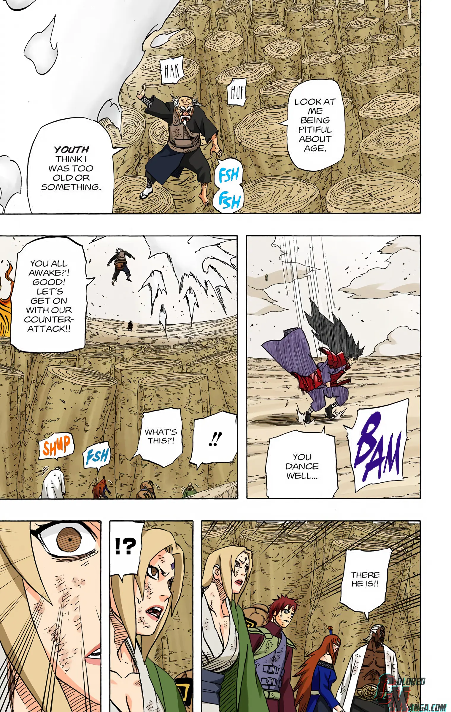 Naruto Colored Manga Online, chapter 575, page 11