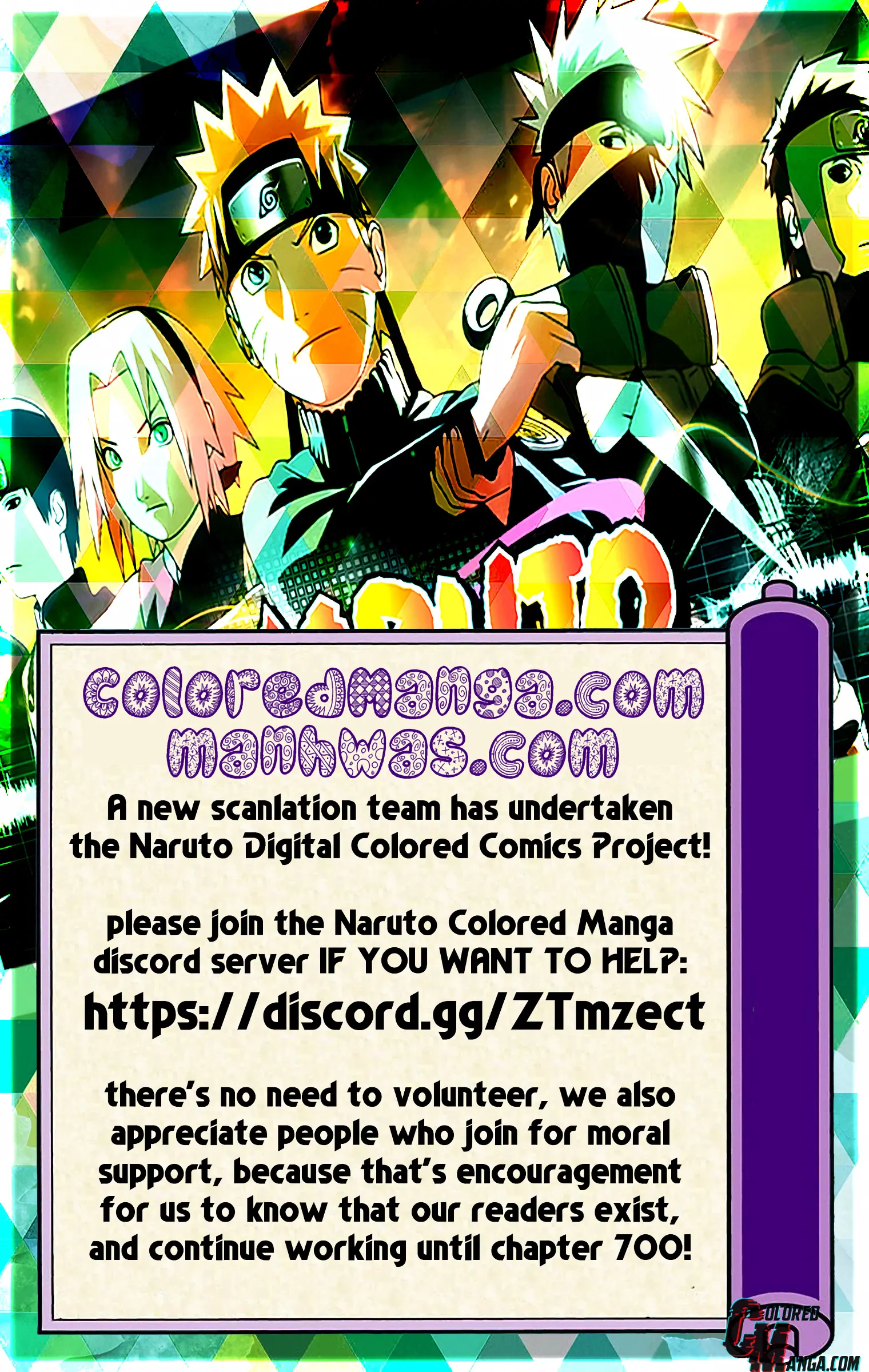Naruto Colored Manga Online, chapter 576, page 3