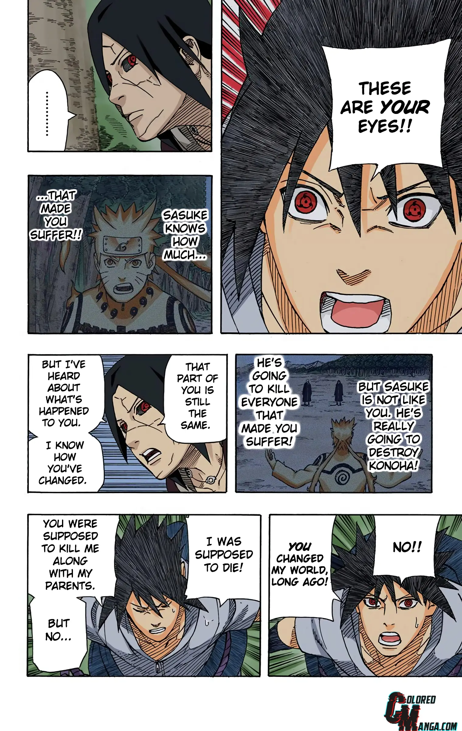 Naruto Colored Manga Online, chapter 576, page 13