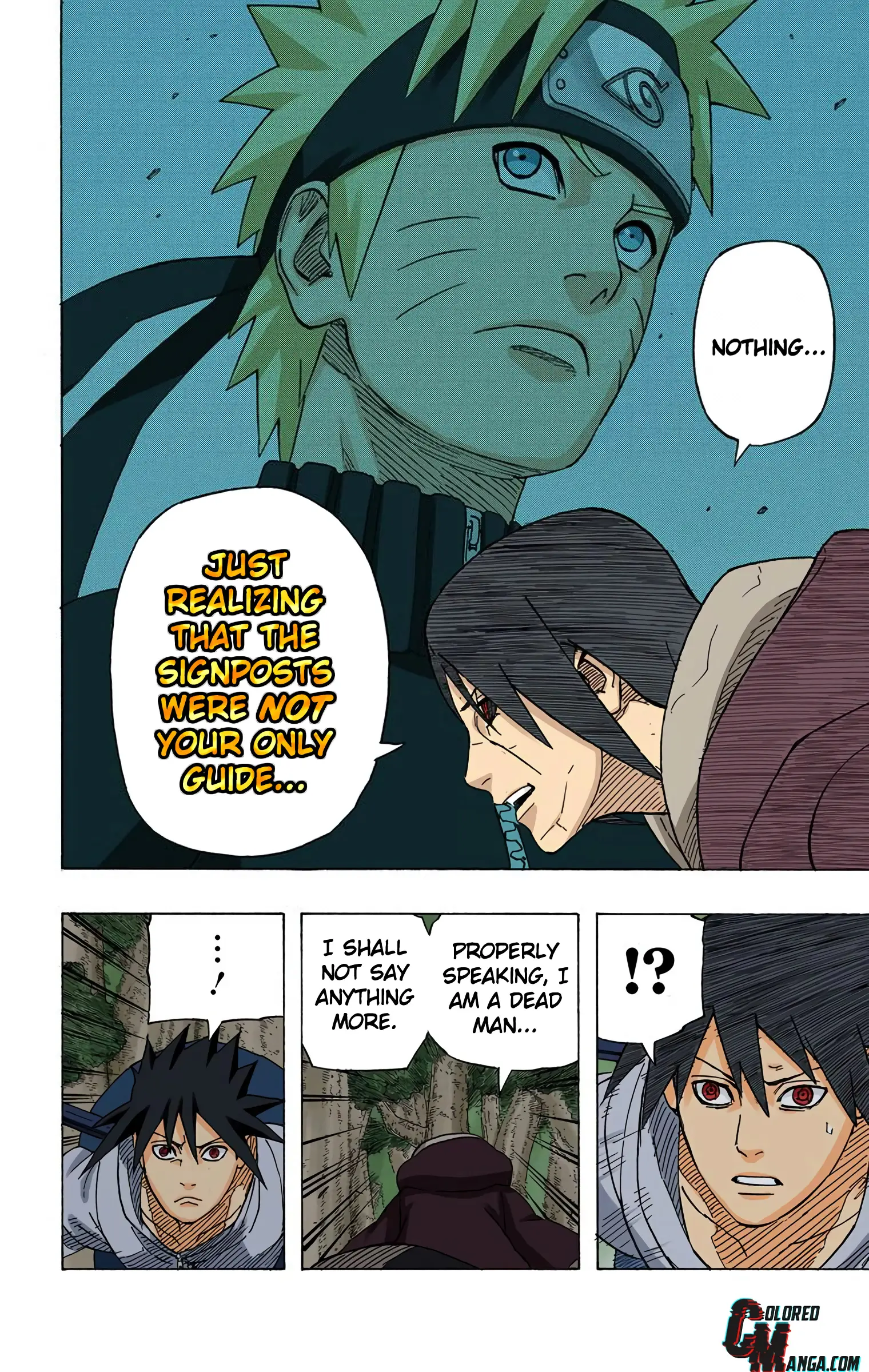 Naruto Colored Manga Online, chapter 576, page 17