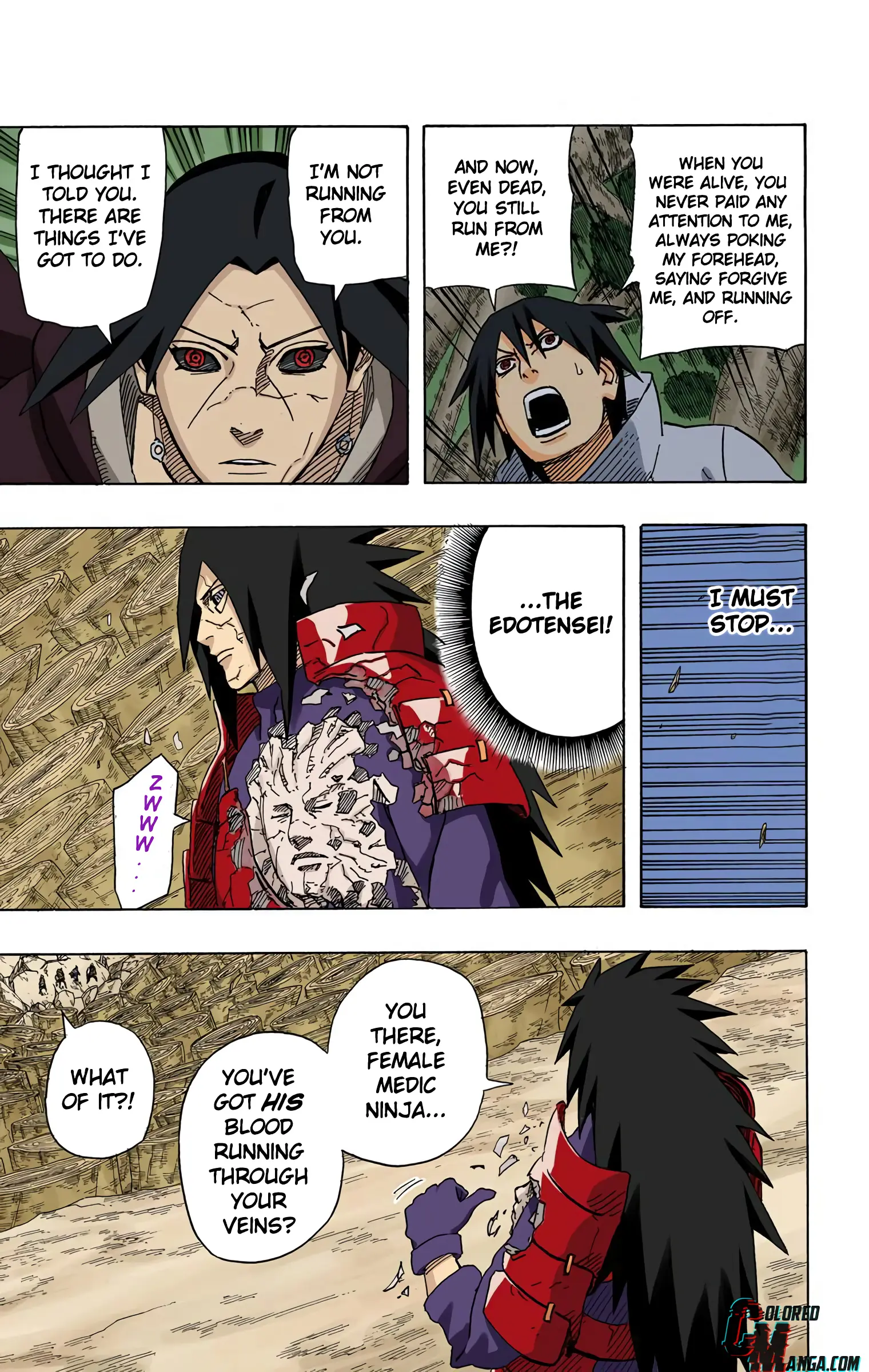 Naruto Colored Manga Online, chapter 576, page 18