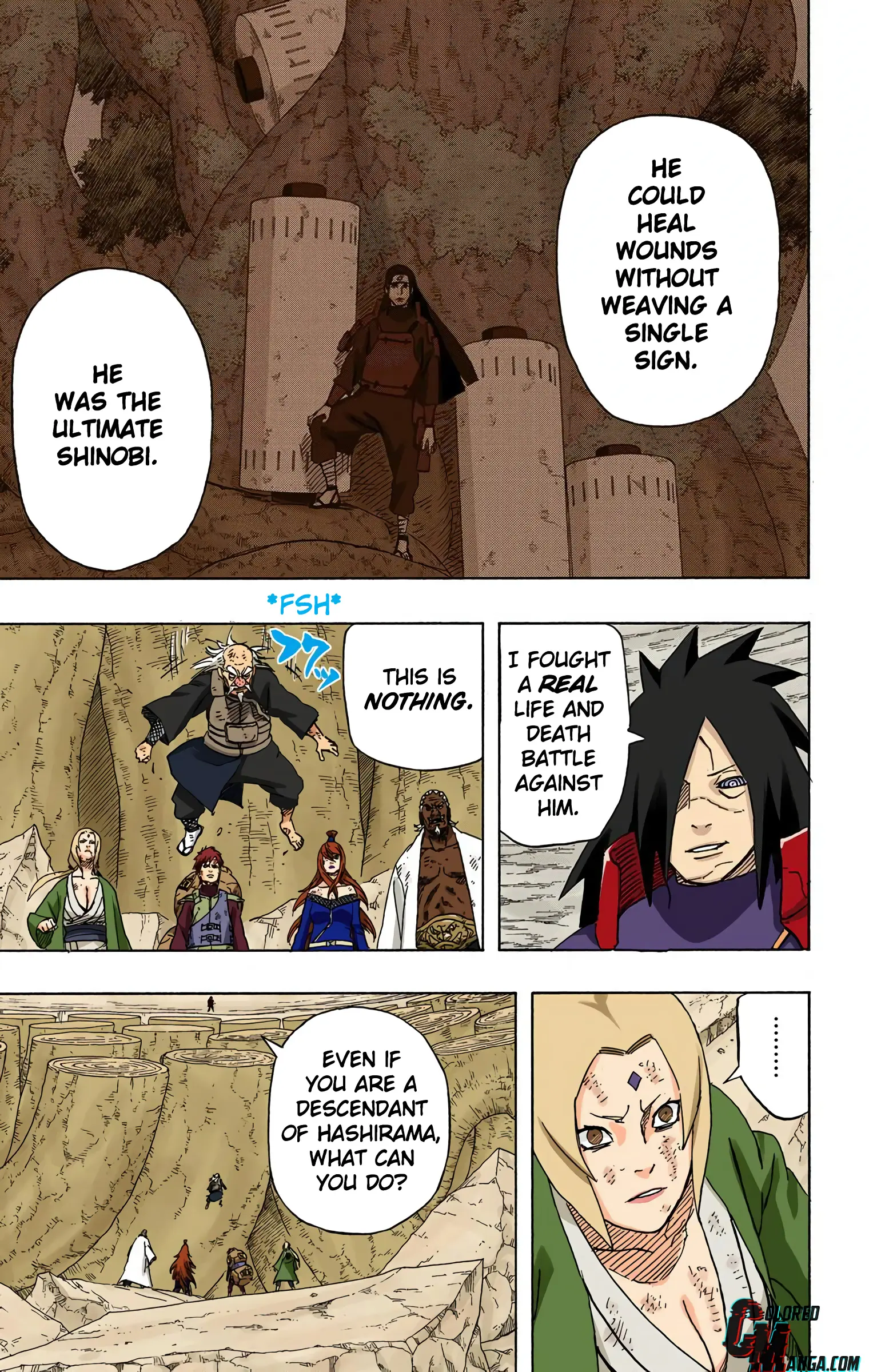 Naruto Colored Manga Online, chapter 576, page 20