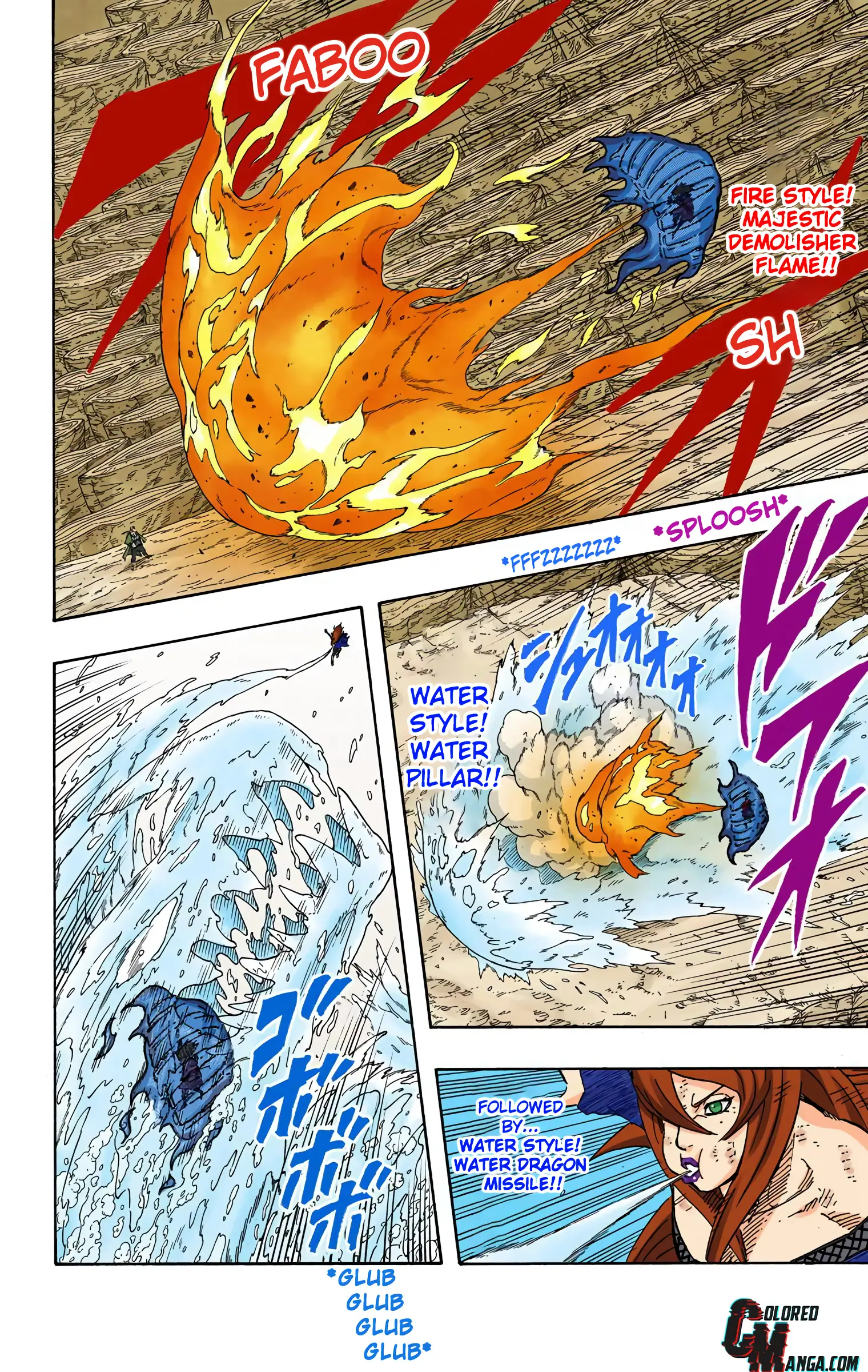 Naruto Colored Manga Online, chapter 577, page 4