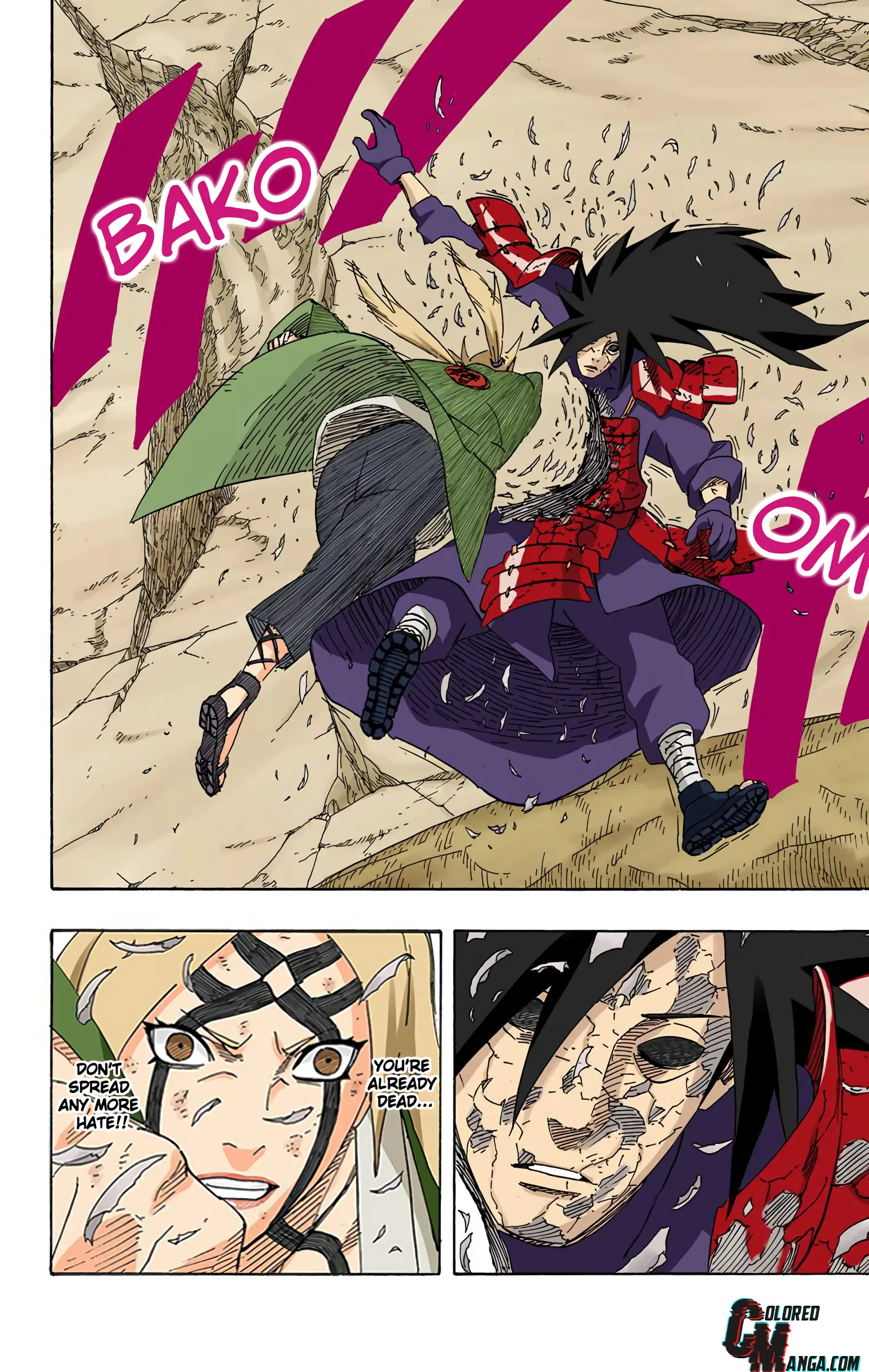 Naruto Colored Manga Online, chapter 577, page 9