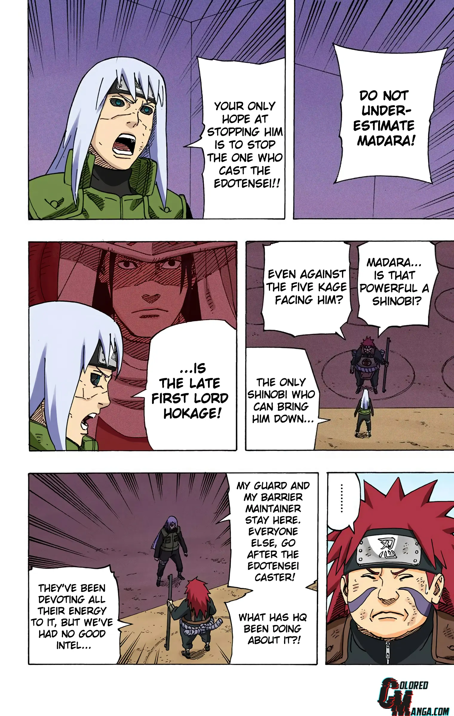 Naruto Colored Manga Online, chapter 577, page 13