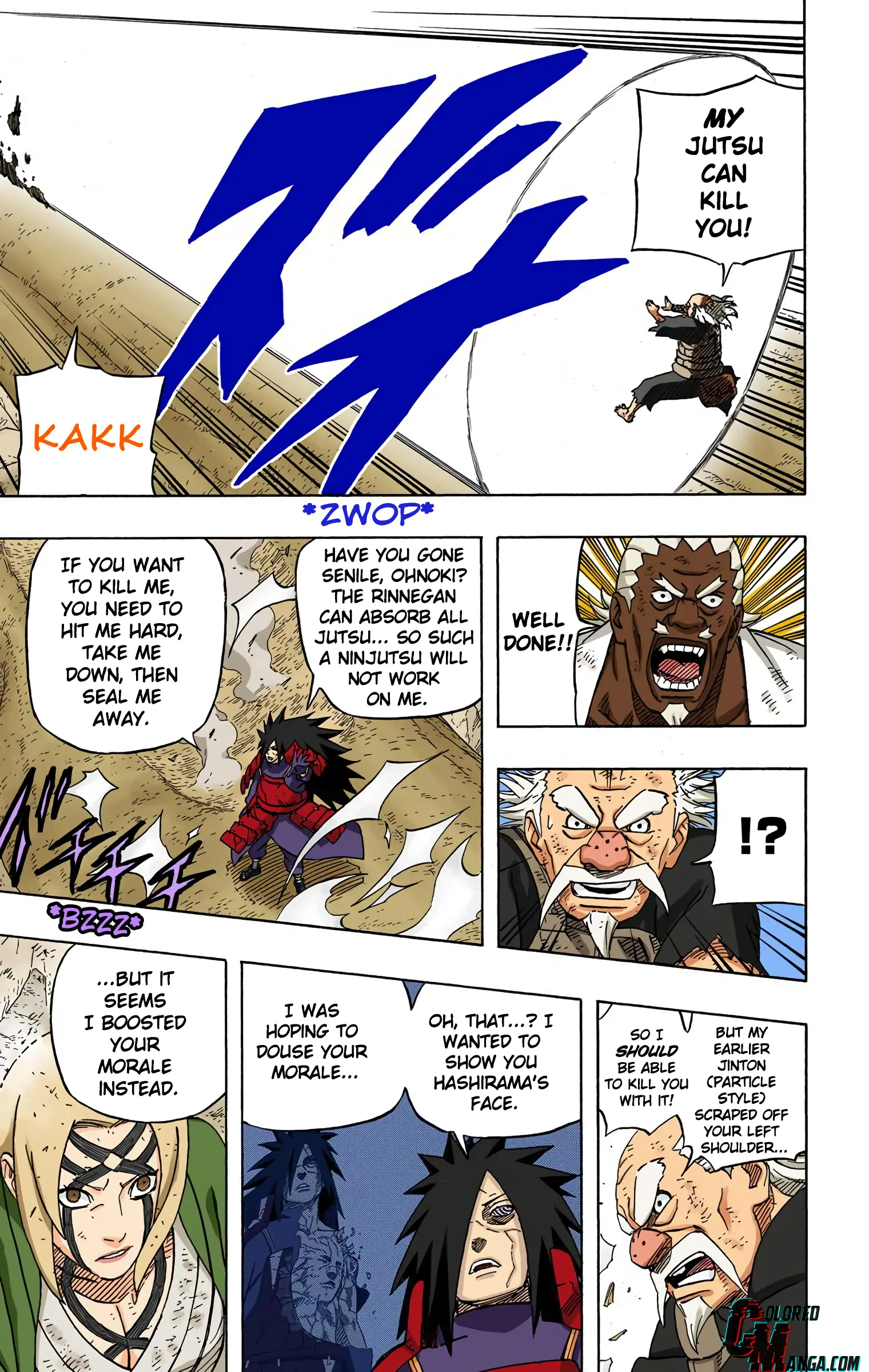 Naruto Colored Manga Online, chapter 578, page 7
