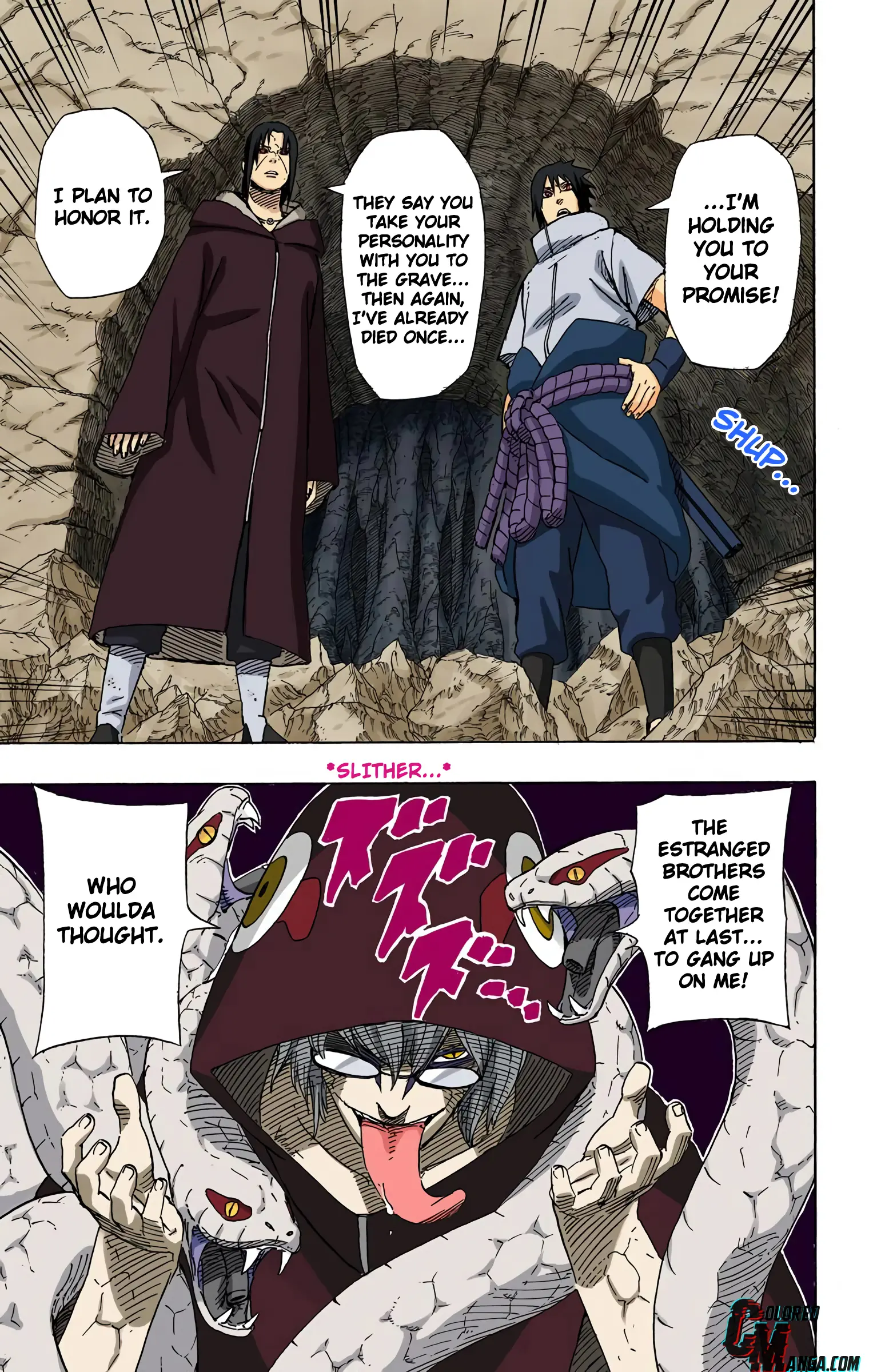 Naruto Colored Manga Online, chapter 578, page 16