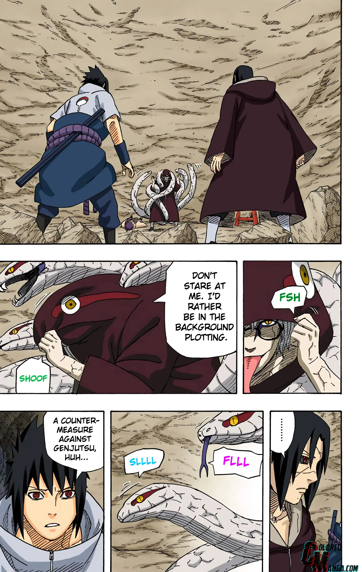 Naruto Colored Manga Online, chapter 579, page 3