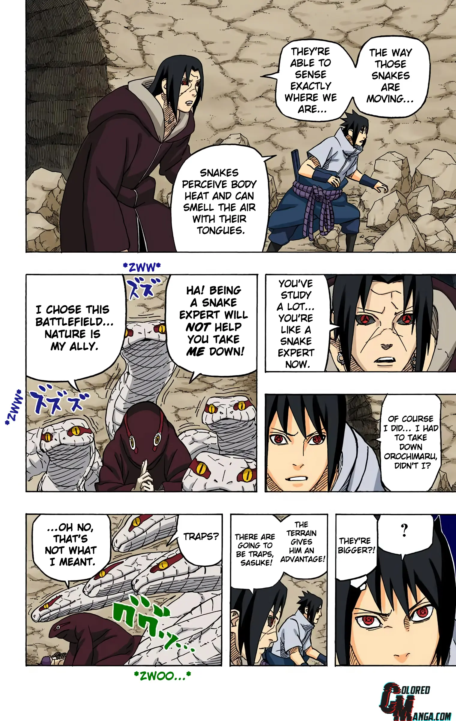 Naruto Colored Manga Online, chapter 579, page 4