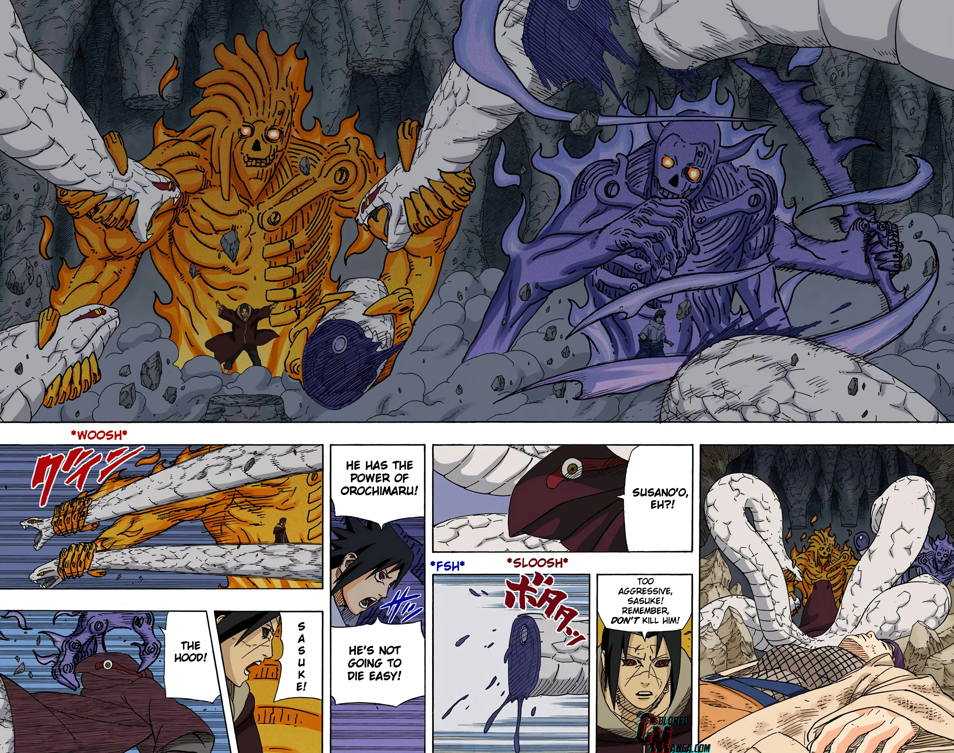 Naruto Colored Manga Online, chapter 579, page 6