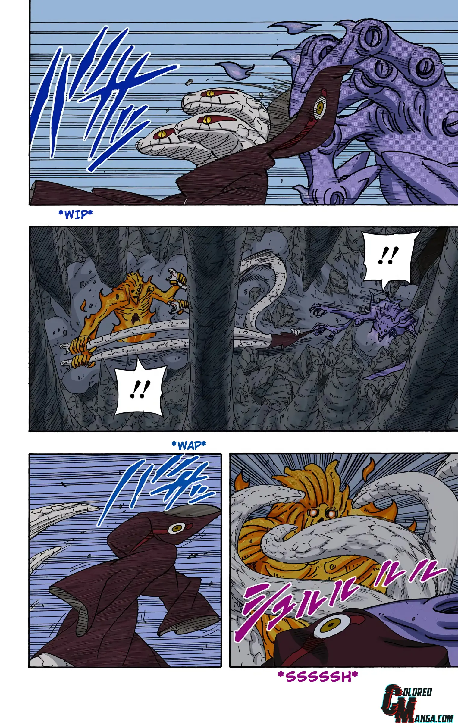 Naruto Colored Manga Online, chapter 579, page 7
