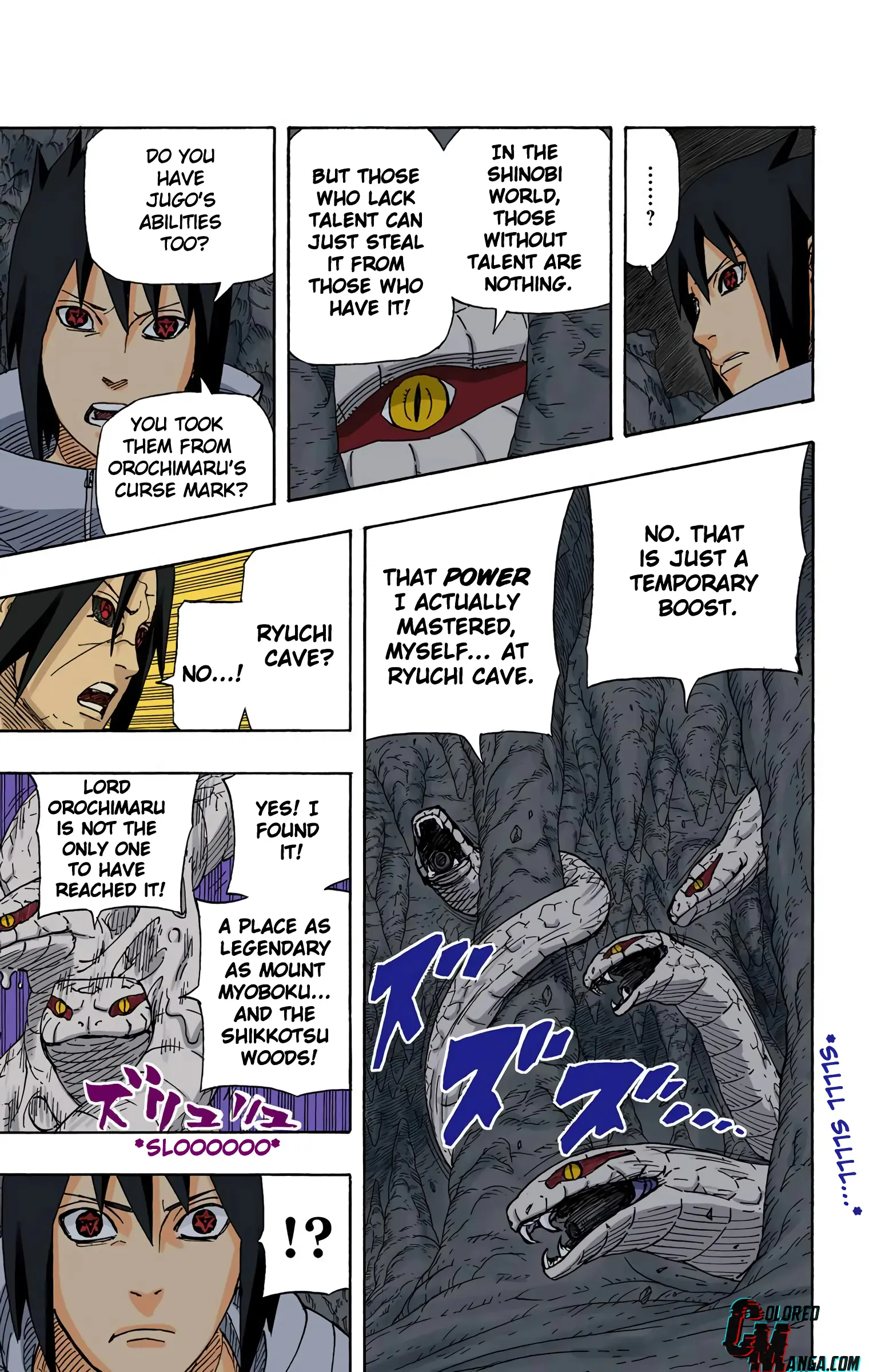 Naruto Colored Manga Online, chapter 579, page 12