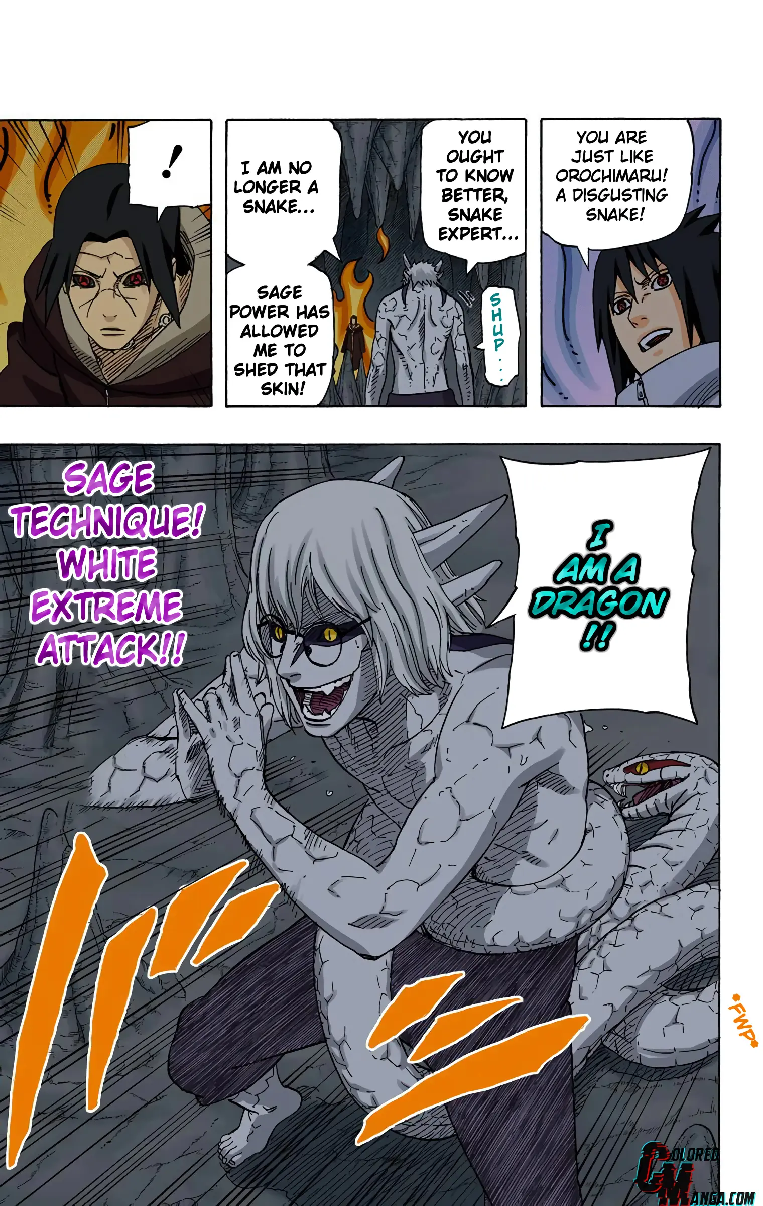 Naruto Colored Manga Online, chapter 579, page 18