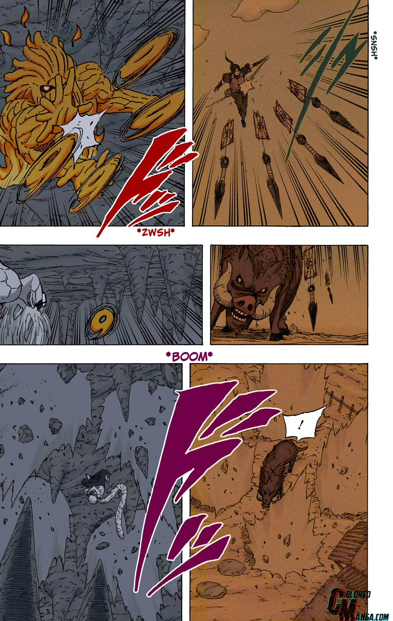 Naruto Colored Manga Online, chapter 580, page 11