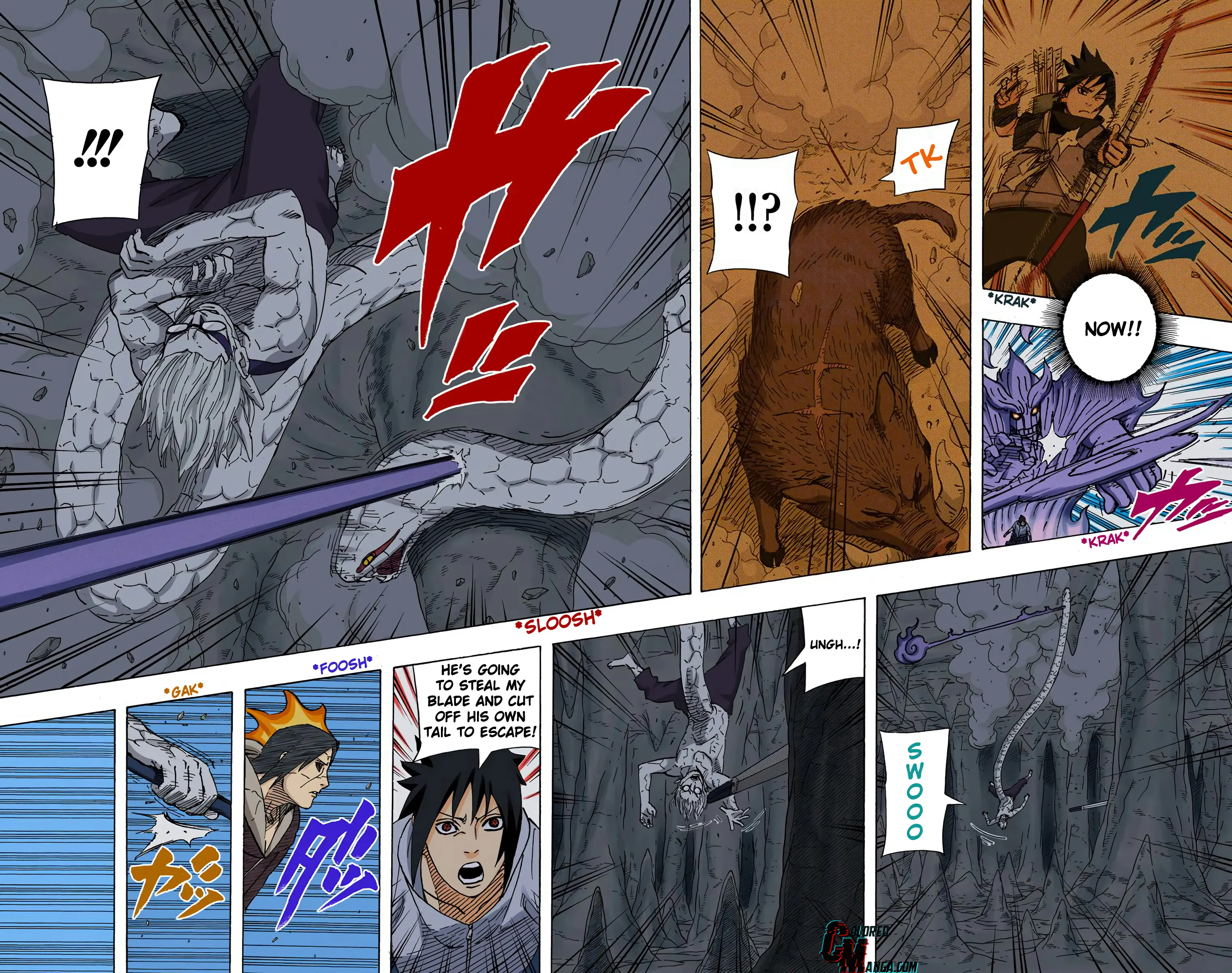 Naruto Colored Manga Online, chapter 580, page 12