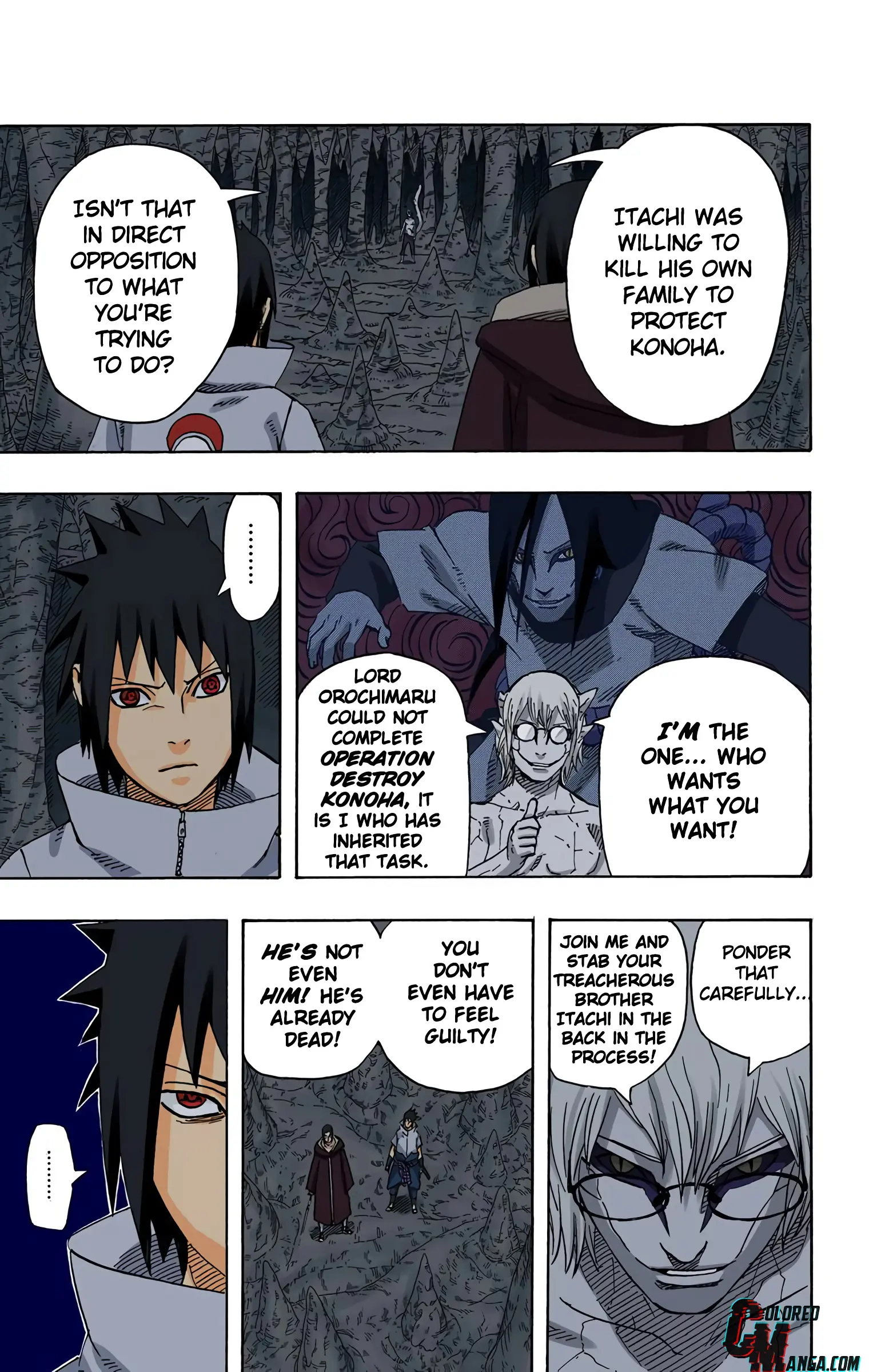 Naruto Colored Manga Online, chapter 581, page 5