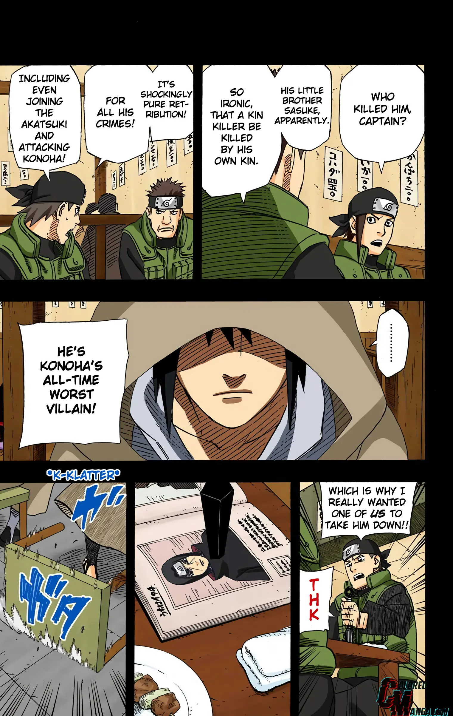Naruto Colored Manga Online, chapter 581, page 7