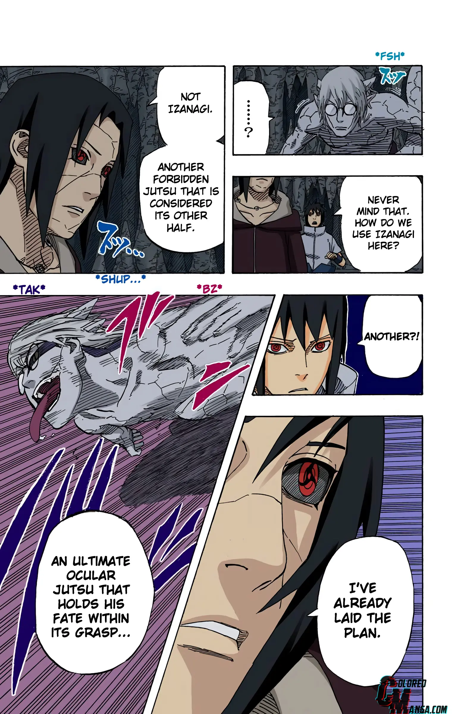 Naruto Colored Manga Online, chapter 581, page 15
